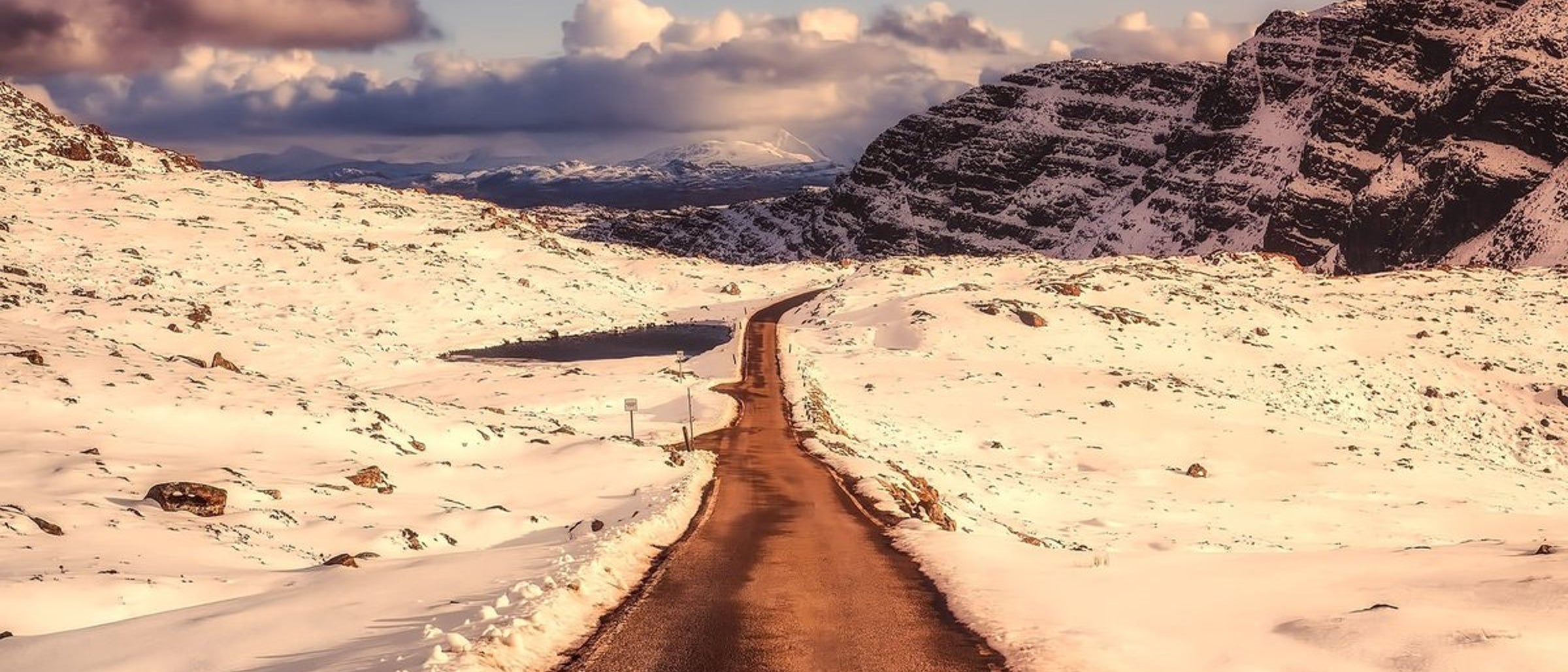 Road through the Snow