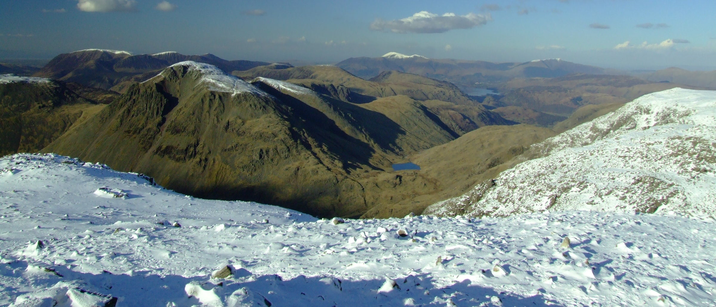 Landscape Mountain Snow Cloud Sky