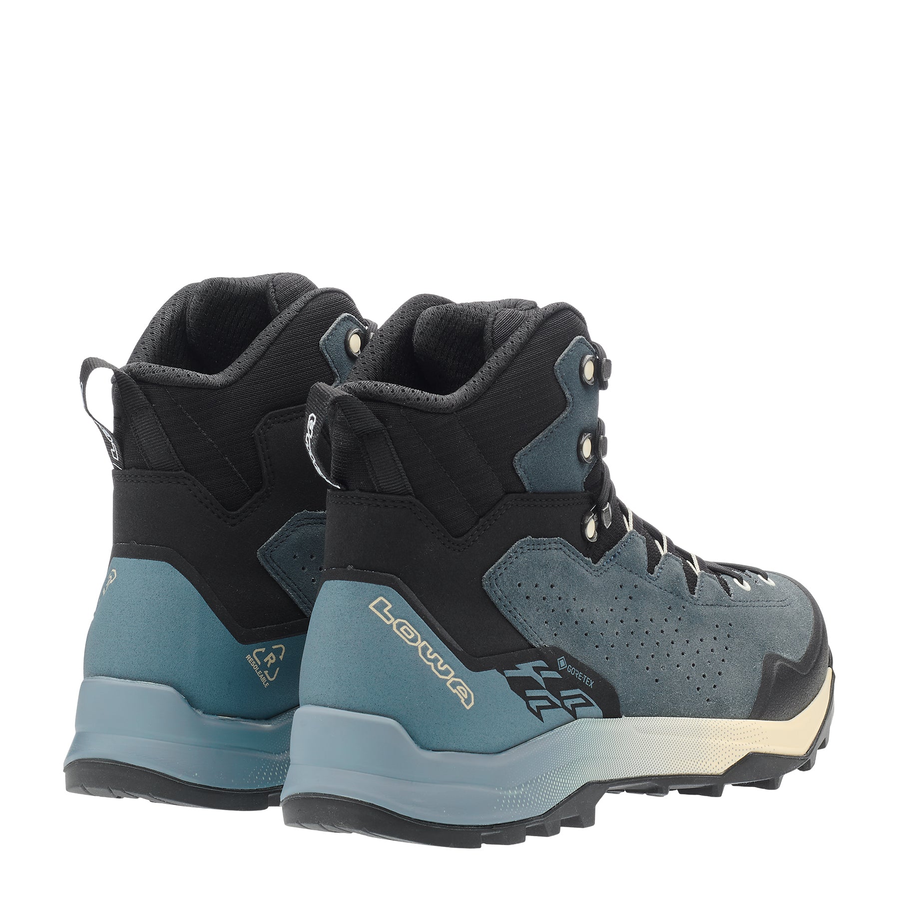 LOWA Explorer GTX Mid Men's walking boot Slate Blue/Black