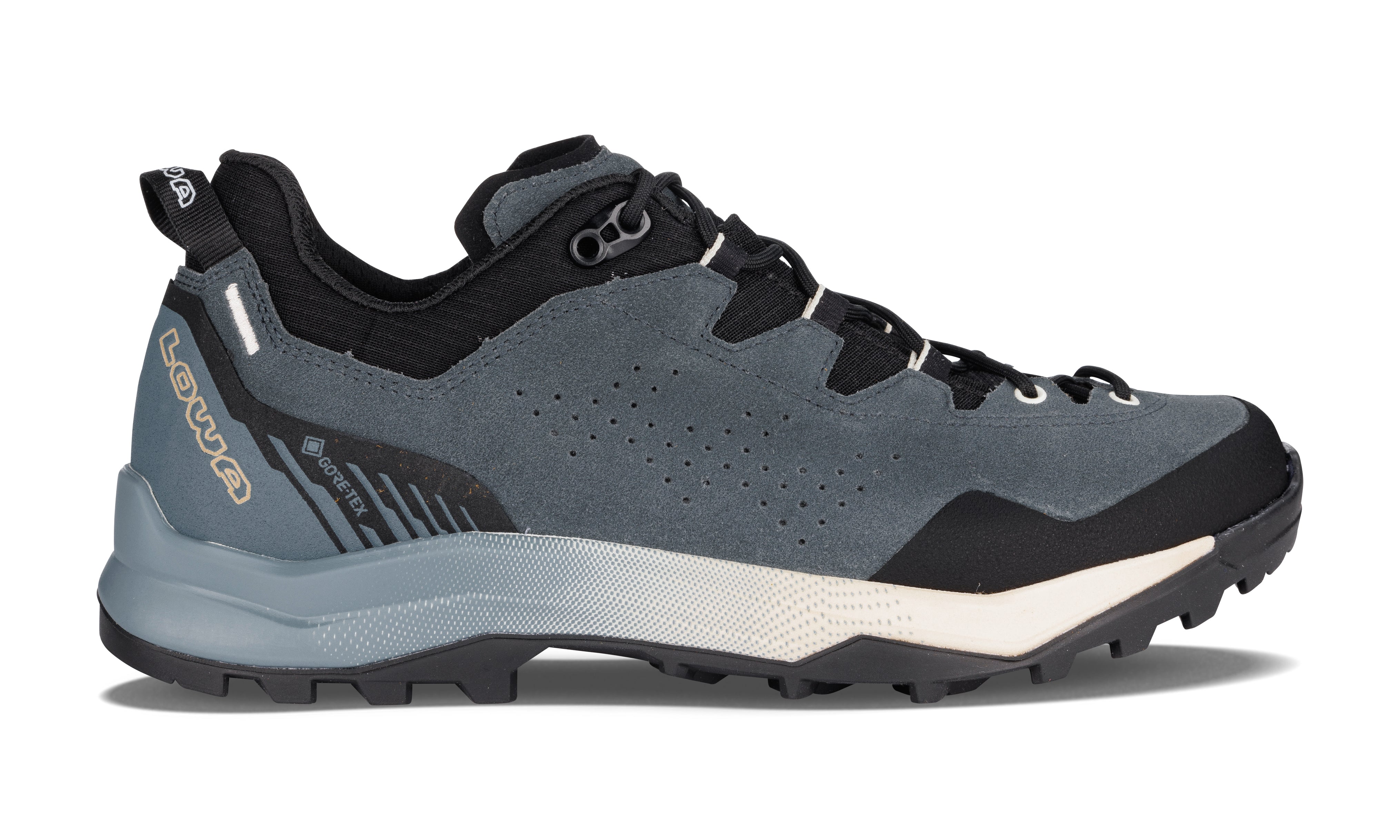 LOWA Explorer GTX Lo men's trekking shoe Slate Blue/Black