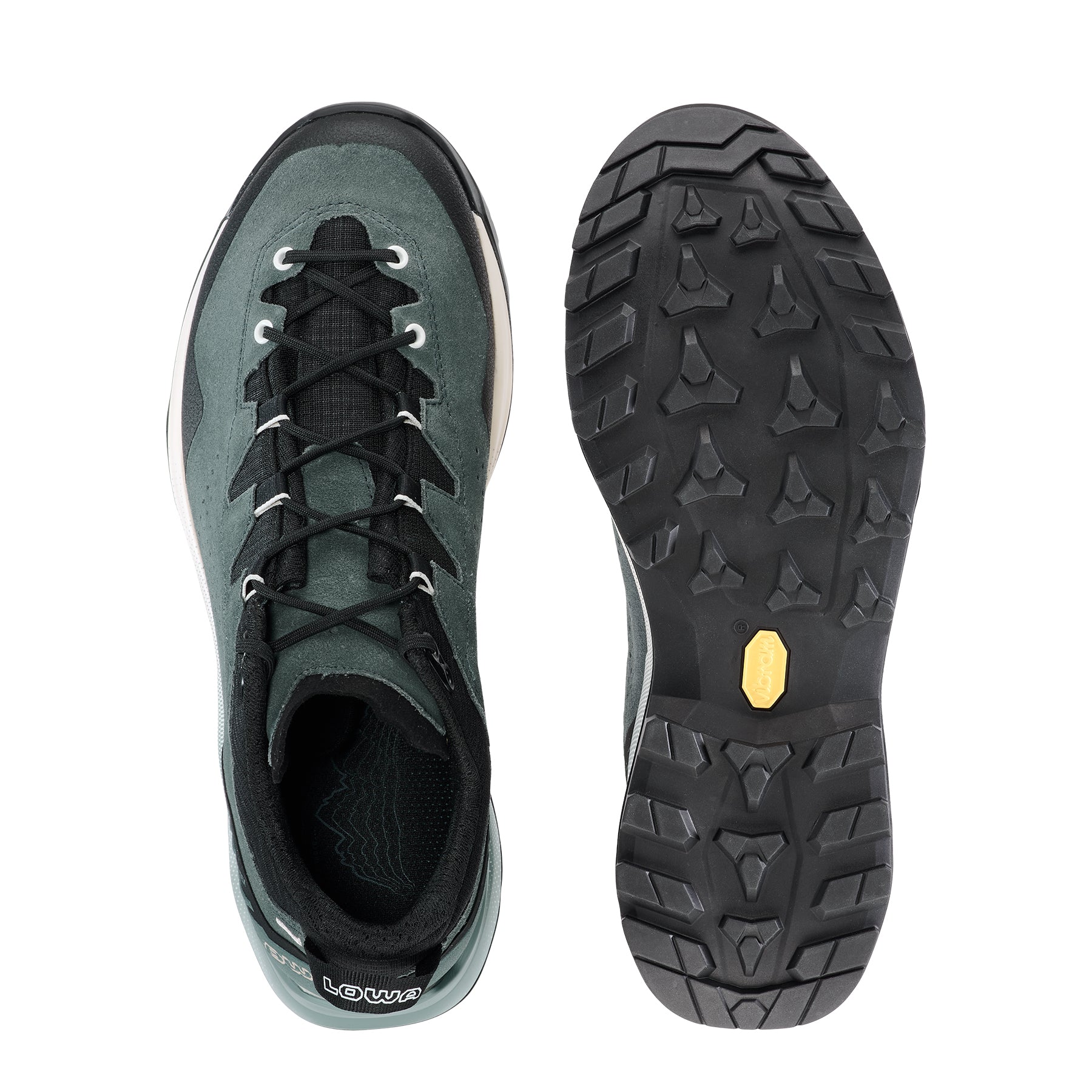 LOWA Explorer GTX Lo men's trekking shoe Slate Blue/Black