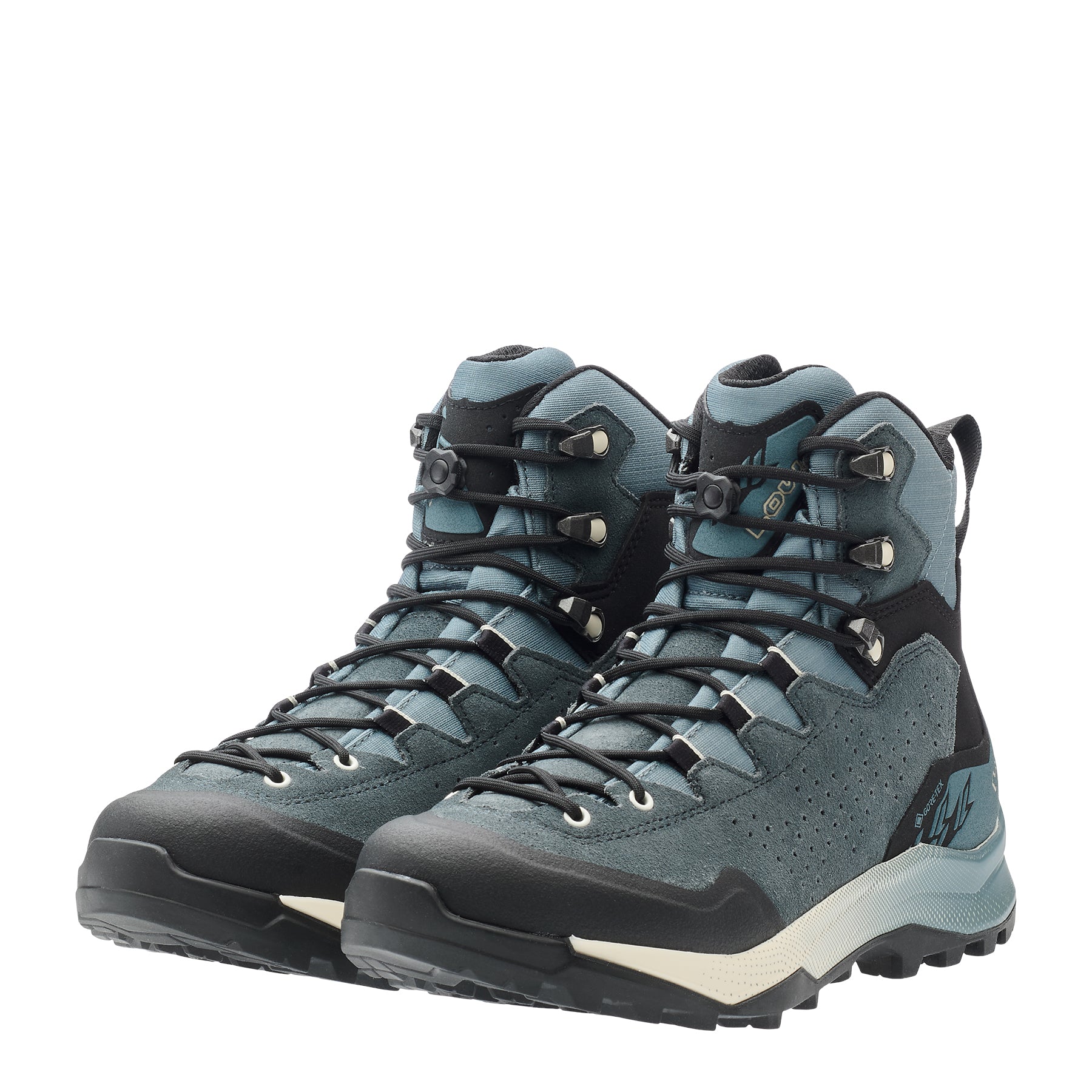 LOWA Explorer GTX Mid Ws women's walking boot Smoke Blue/Slateblue