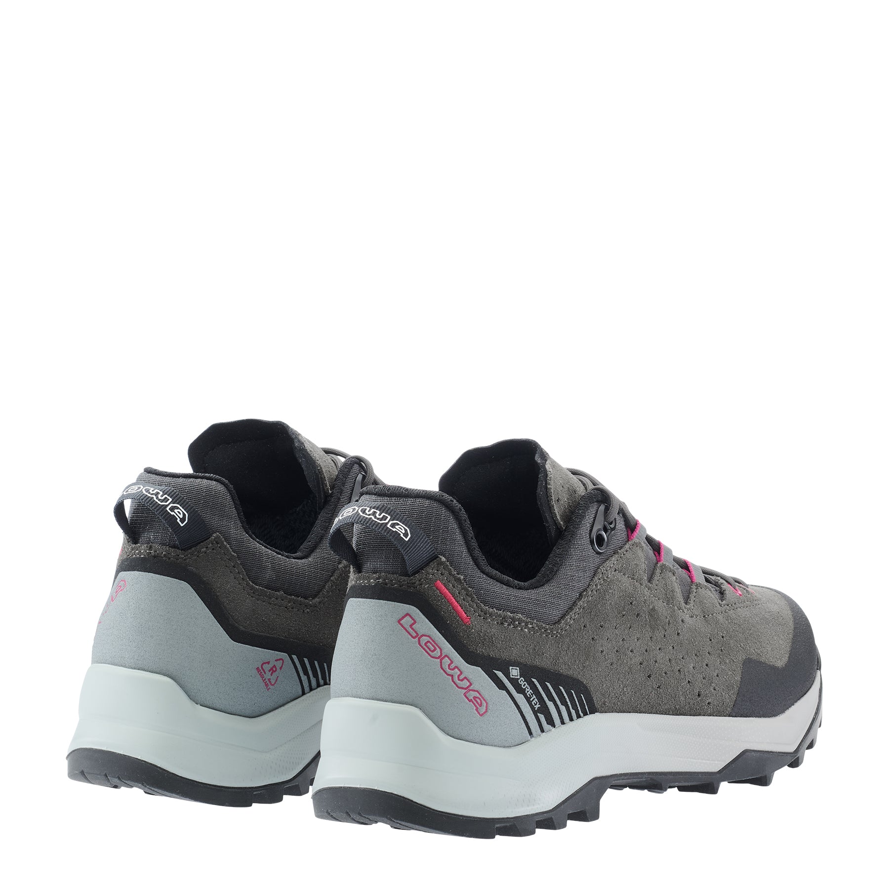LOWA Explorer GTX Lo Ws women's trekking shoe Grey/Pink
