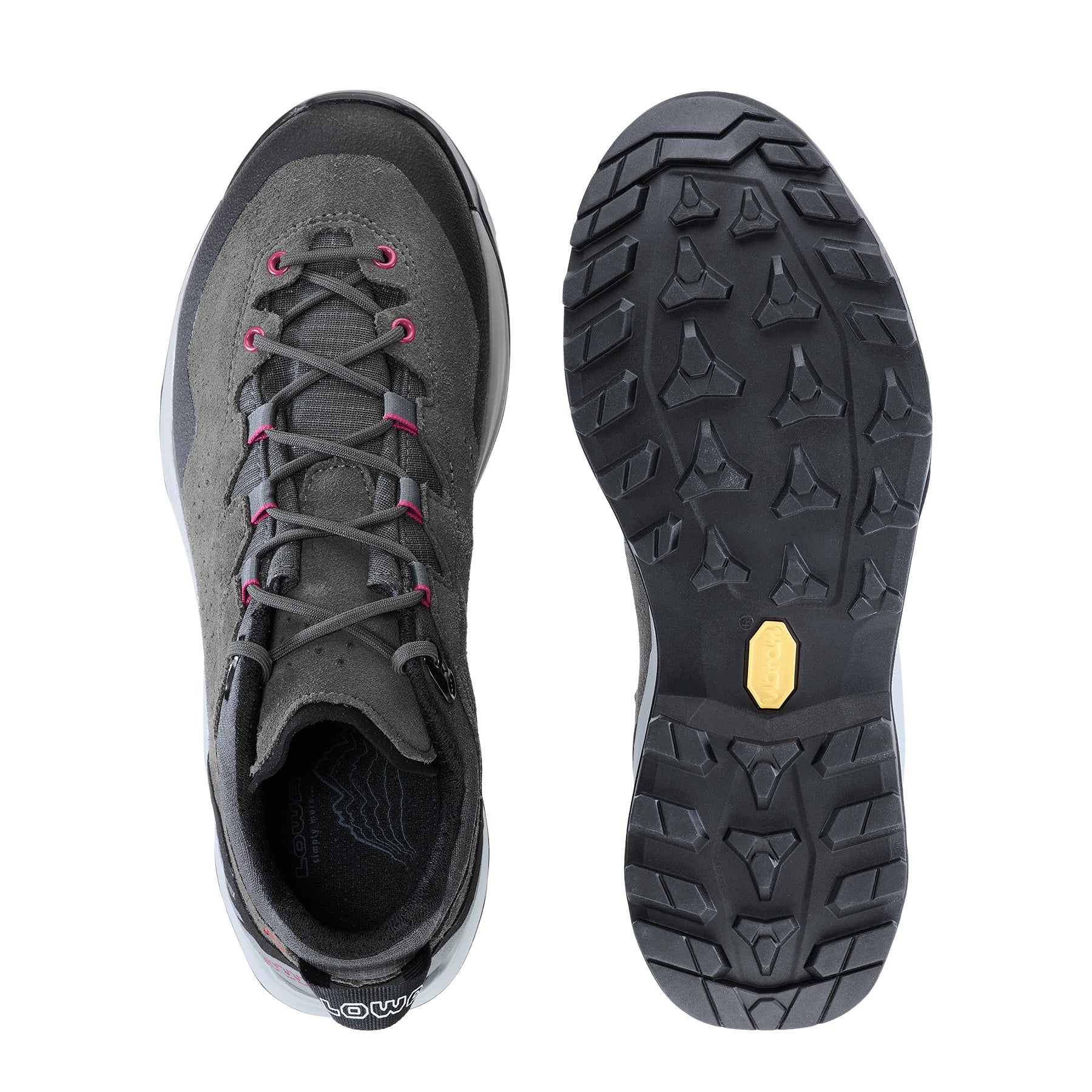 LOWA Explorer GTX Lo Ws women's trekking shoe Grey/Pink