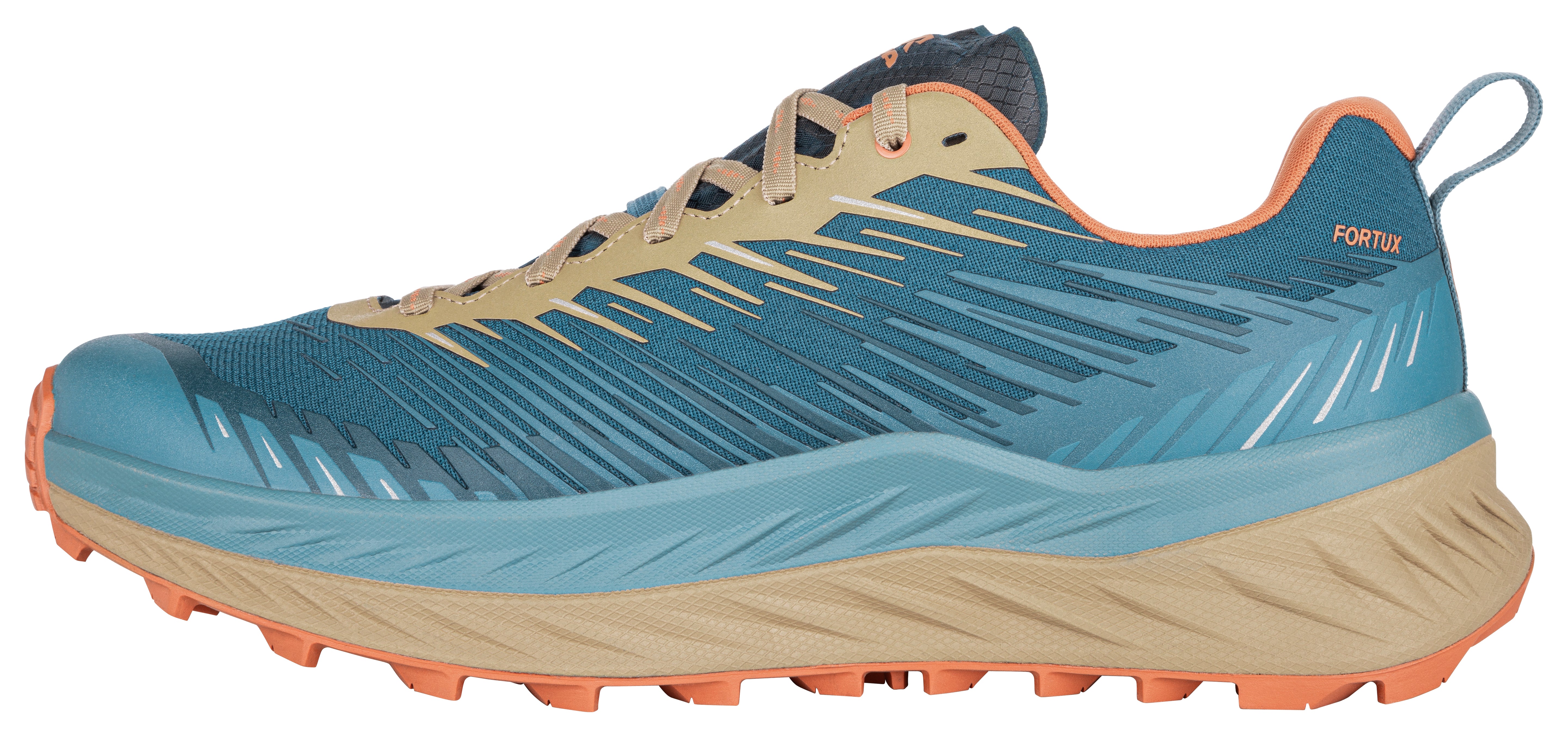 LOWA Fortux trail running shoe Steelblue/Dune