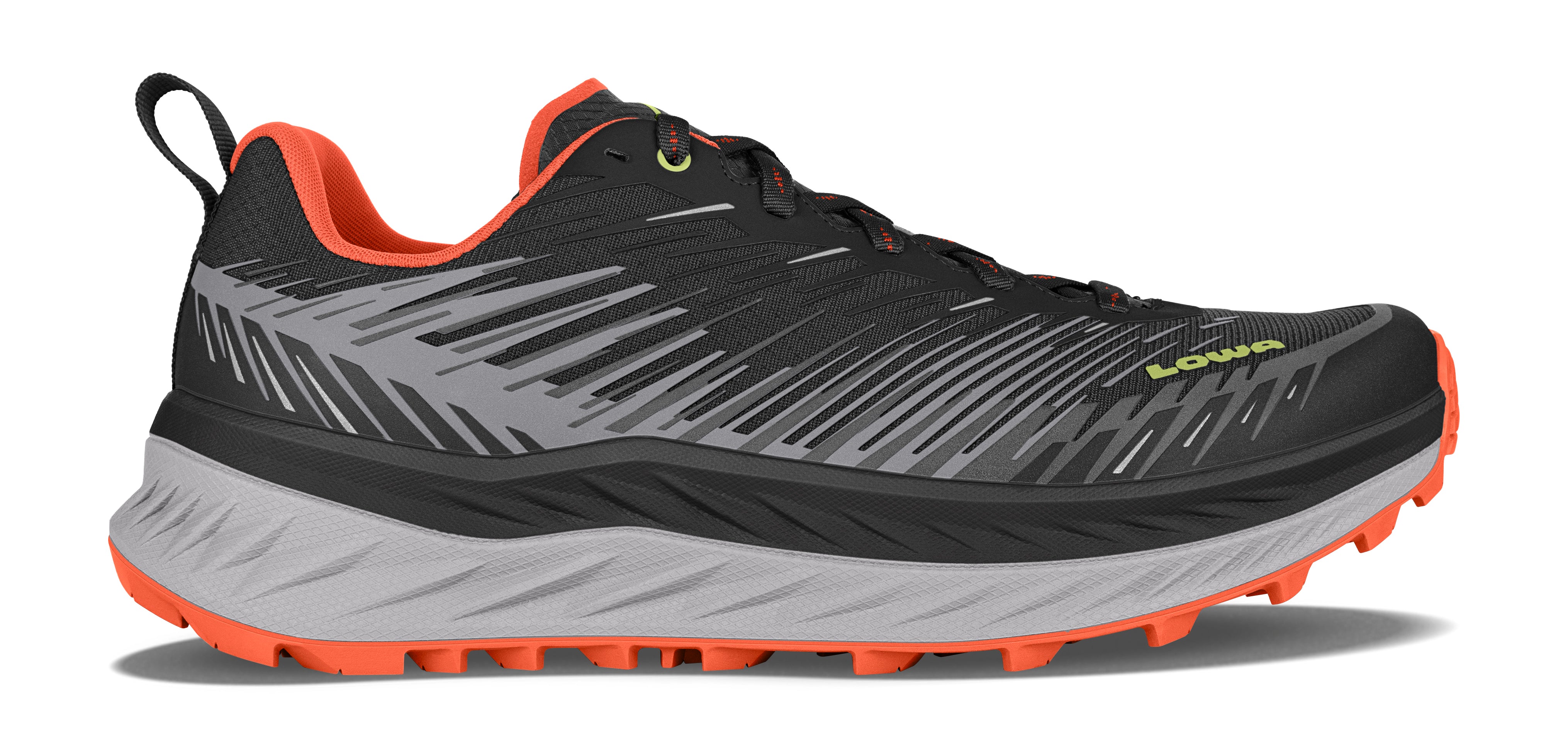 LOWA Fortux trail running shoe Grey/Flame