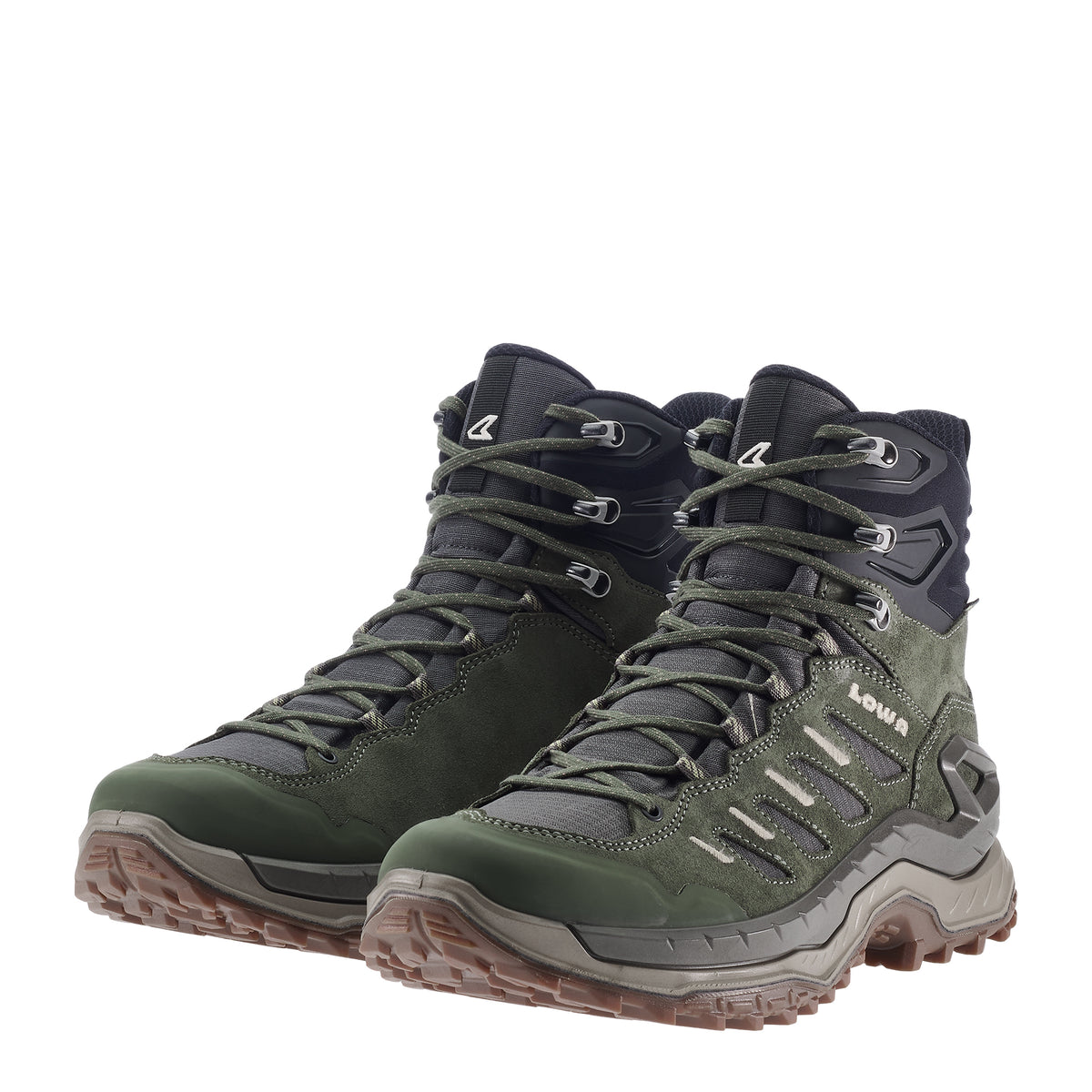 LOWA Innovo GTX Mid men's walking boot Olive/Dark Grey
