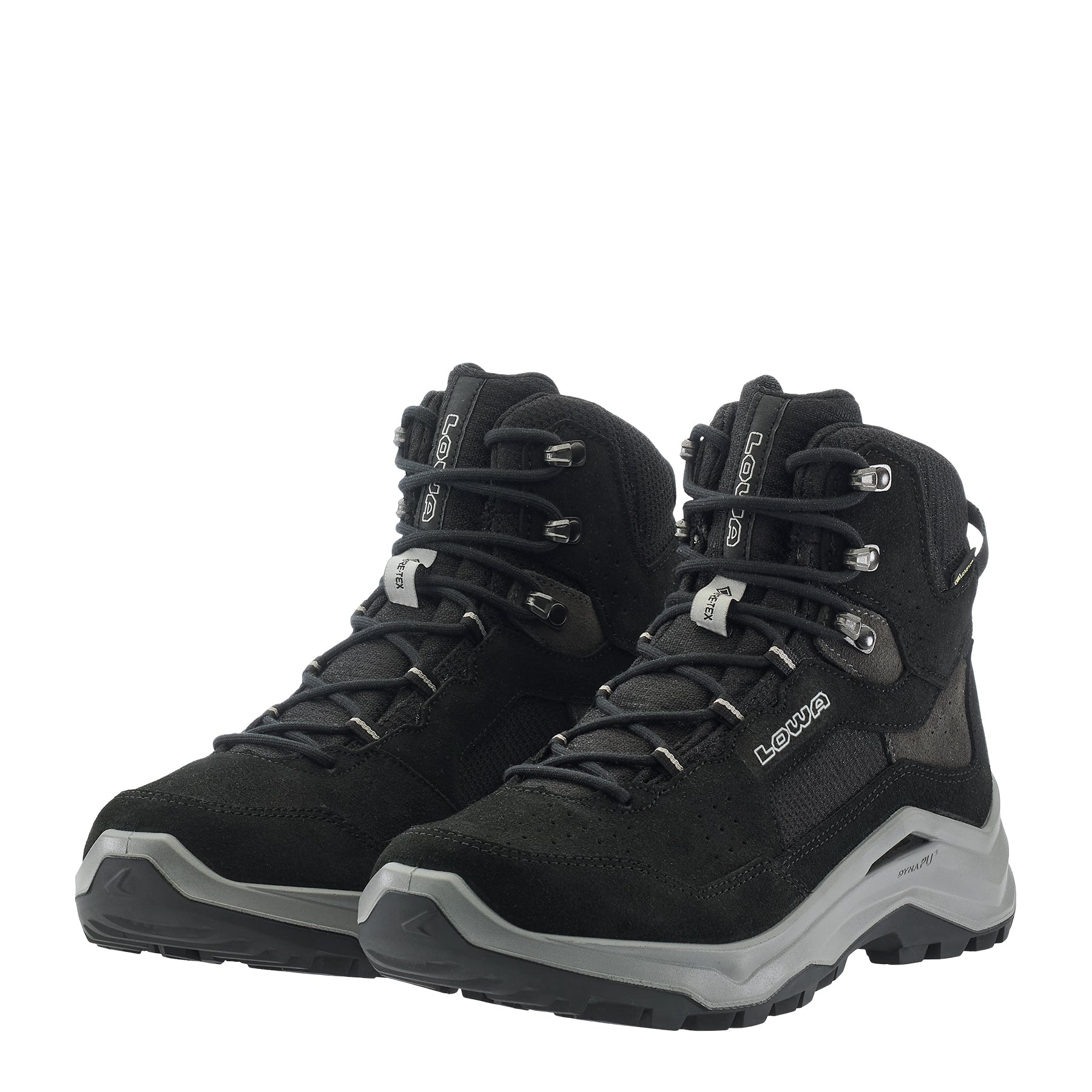 LOWA Ventierra GTX Mid men's walking boot Black/Grey