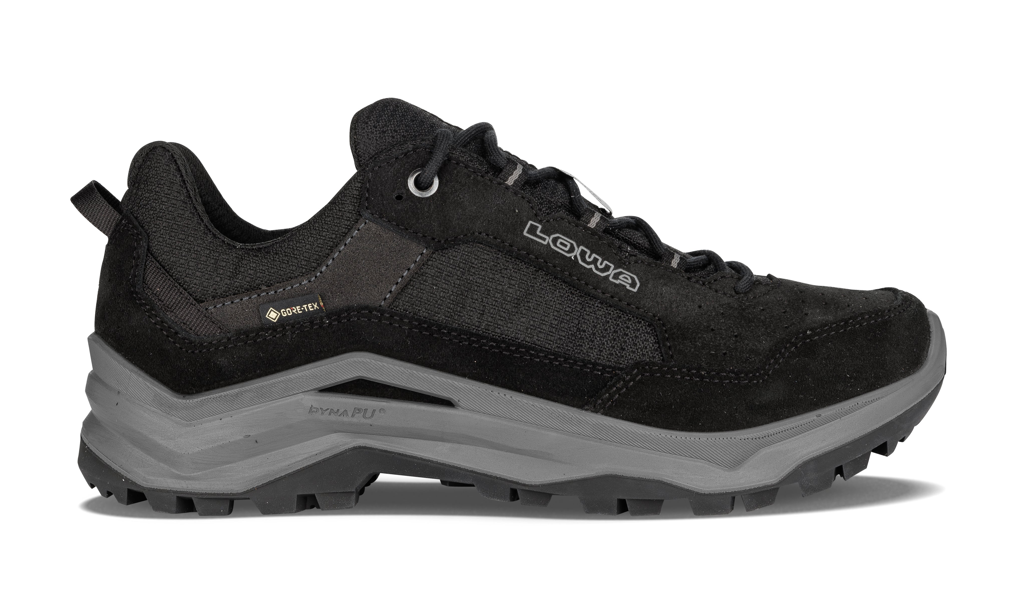 LOWA Ventierra GTX Mid men's walking shoe Black/Grey