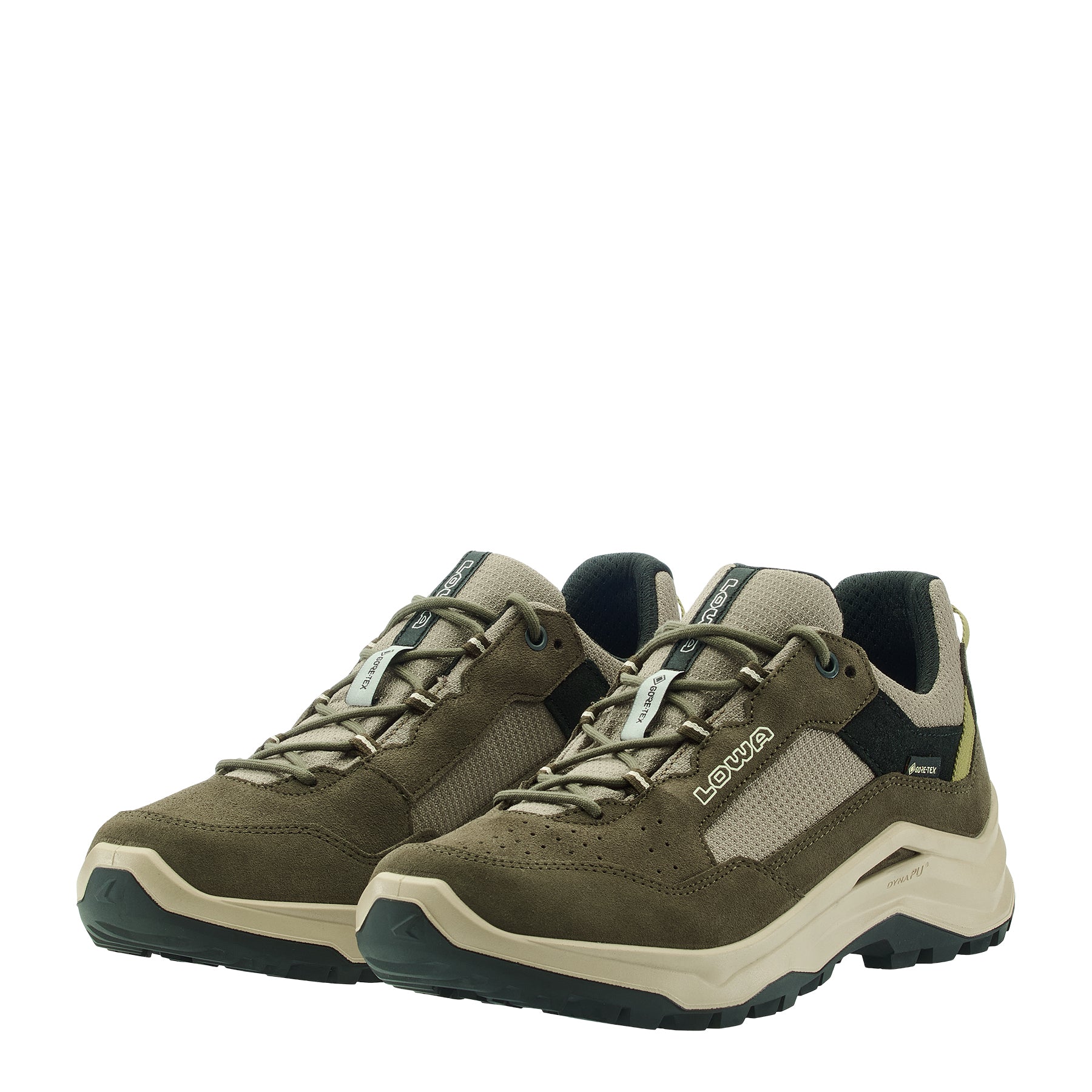 LOWA Ventierra GTX Mid men's walking shoe Olive/Amber Green