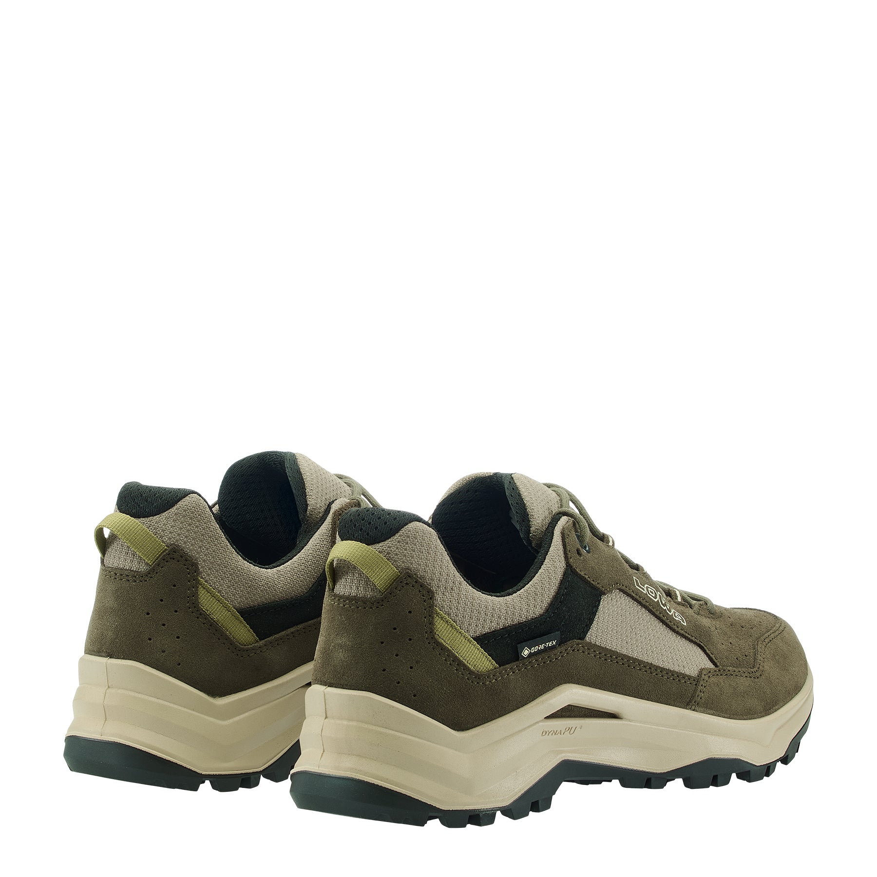 LOWA Ventierra GTX Mid men's walking shoe Olive/Amber Green