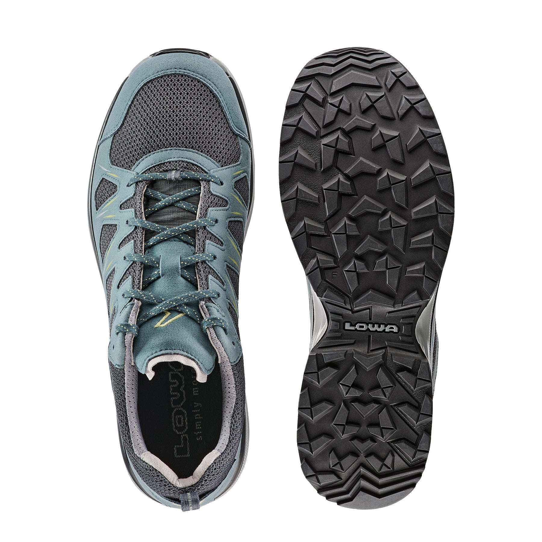 LOWA Innox Evo II Lo men's walking shoe Dark Petrol/Grey