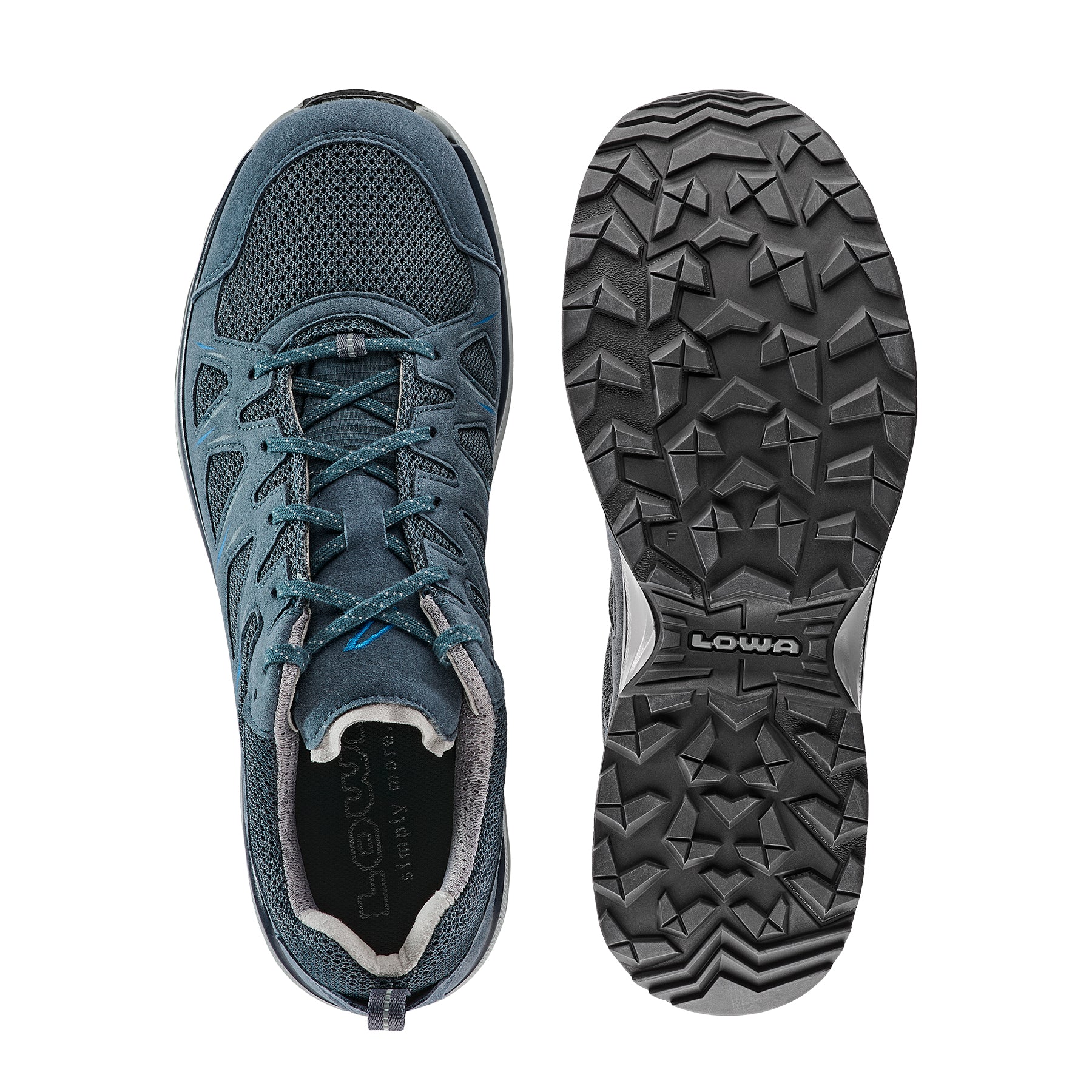 LOWA Innox Evo II Lo men's walking shoe Steelblue/Ocean