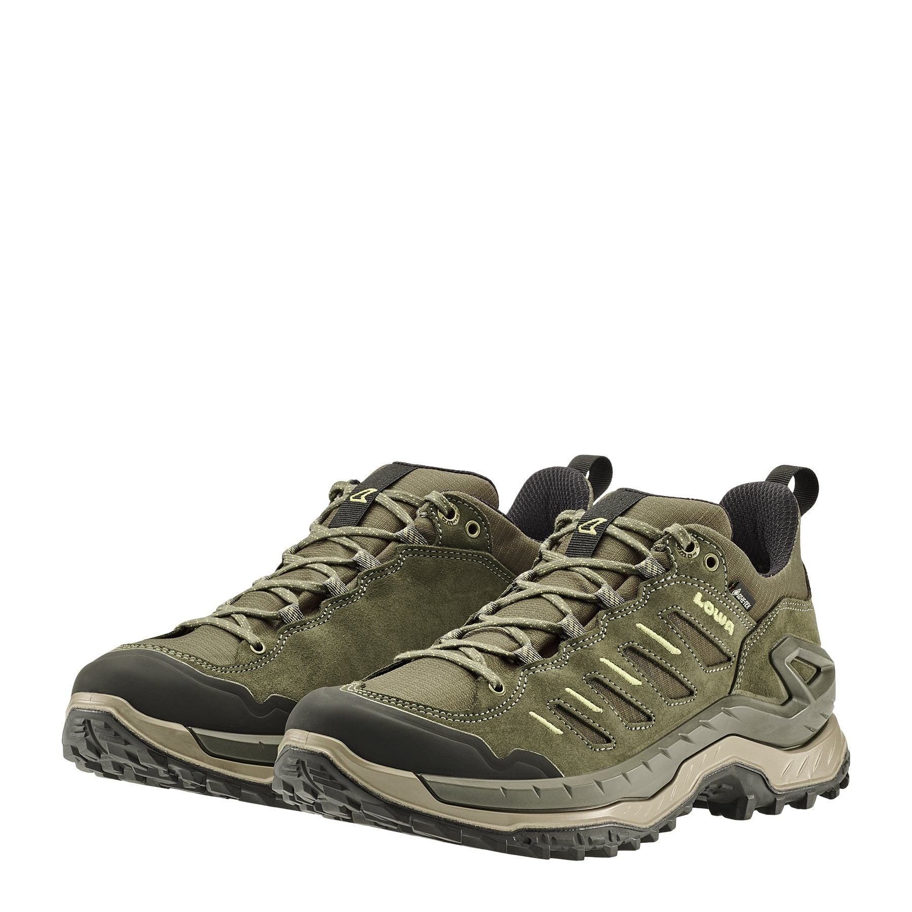 LOWA Innovo GTX Lo men's walking shoe Olive/Amber Green