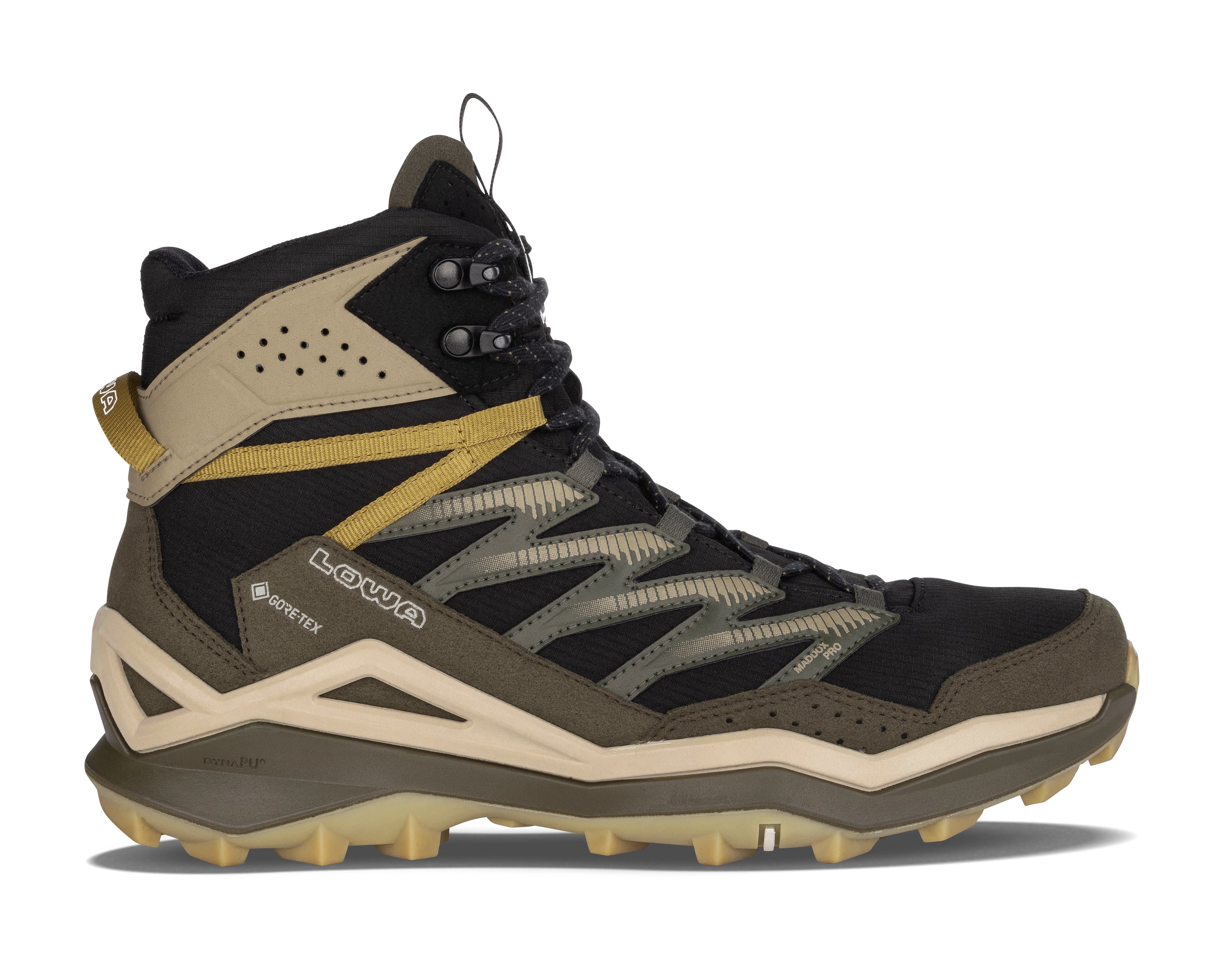 LOWA Maddox Pro GTX Mid men's walking boot Black/Olive