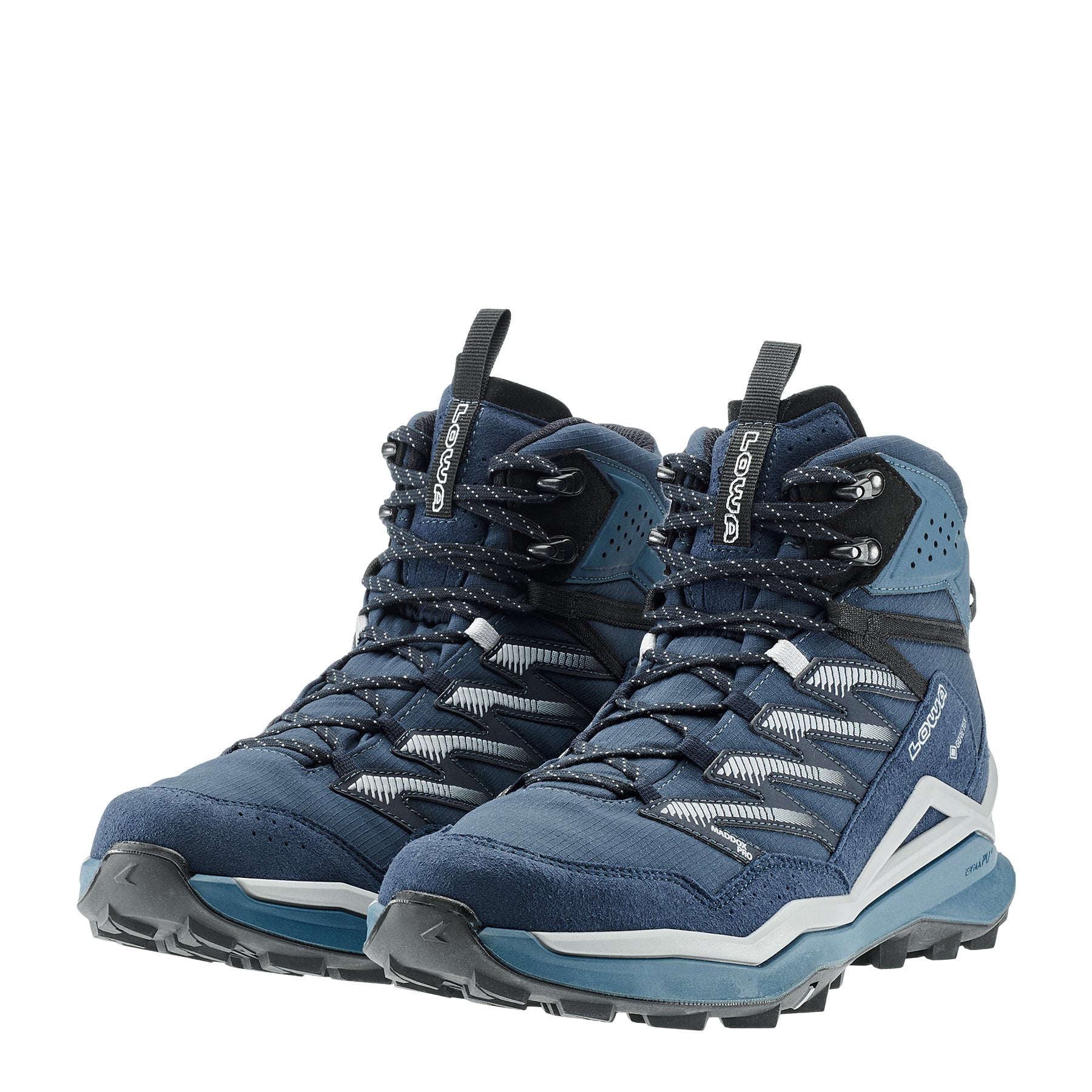 LOWA Maddox Pro GTX Mid men's walking boot Navy/Marine Blue