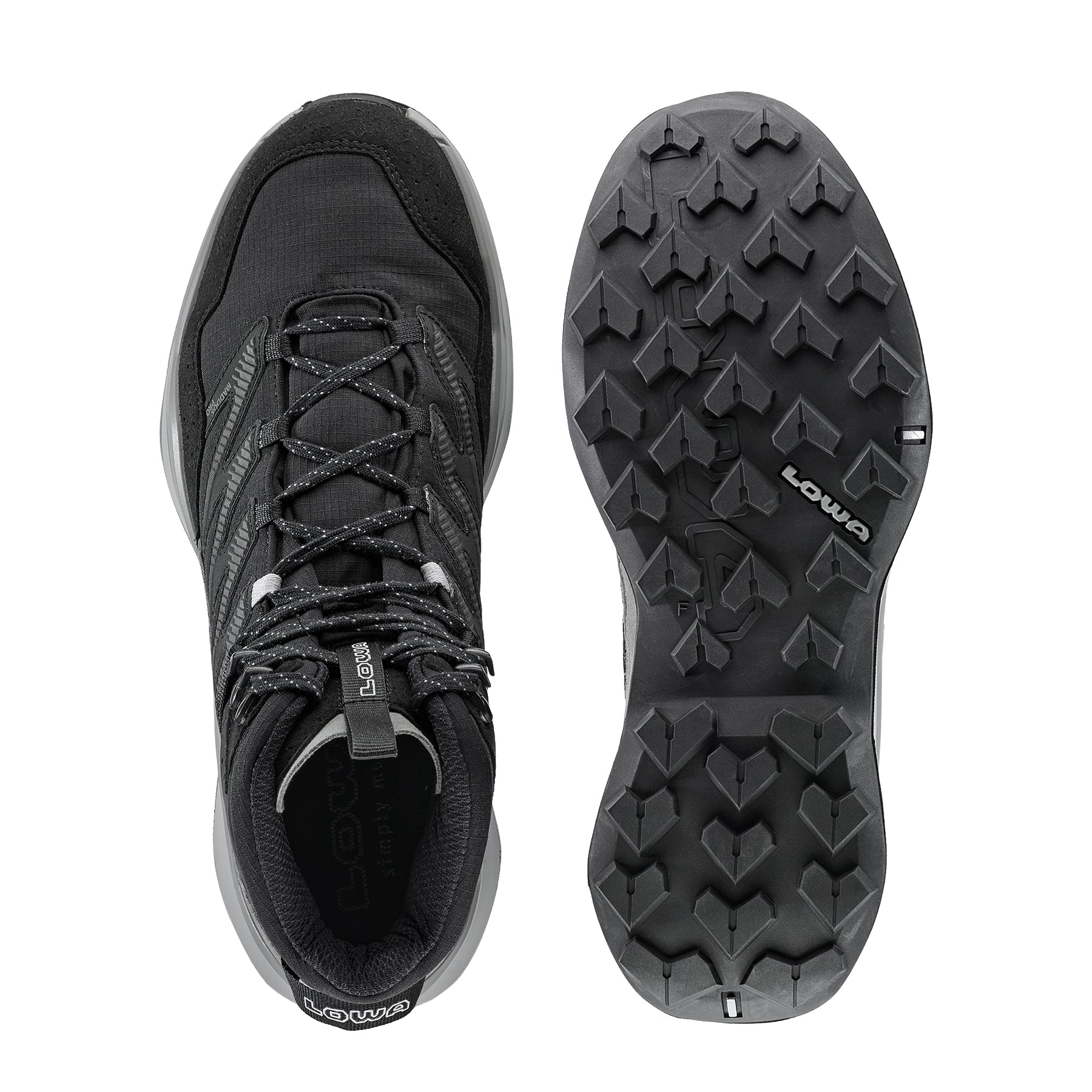 LOWA Maddox Pro GTX Mid men's walking boot Black/Grey