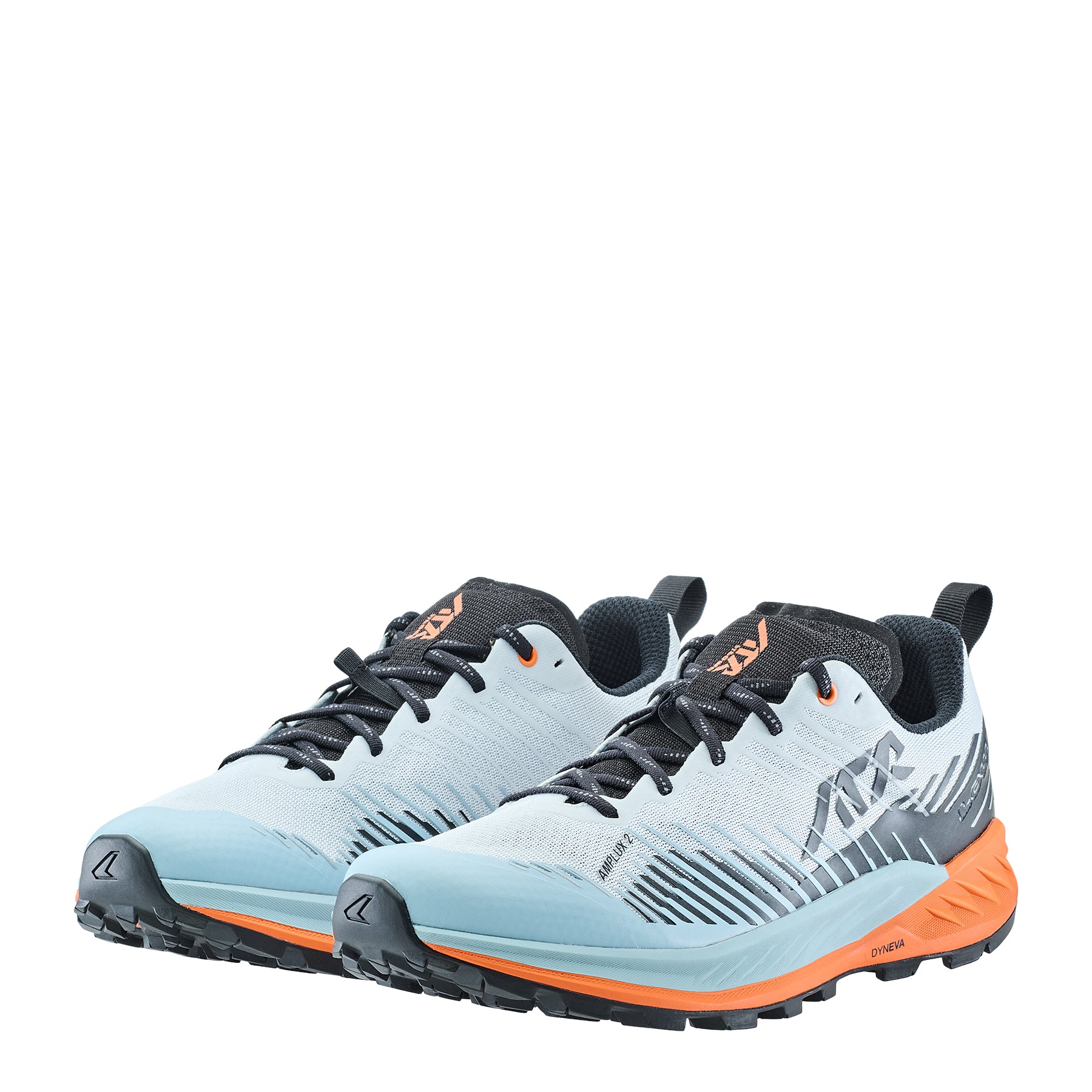 LOWA Amplux 2 men's trail running shoe Misty Blue/Orange