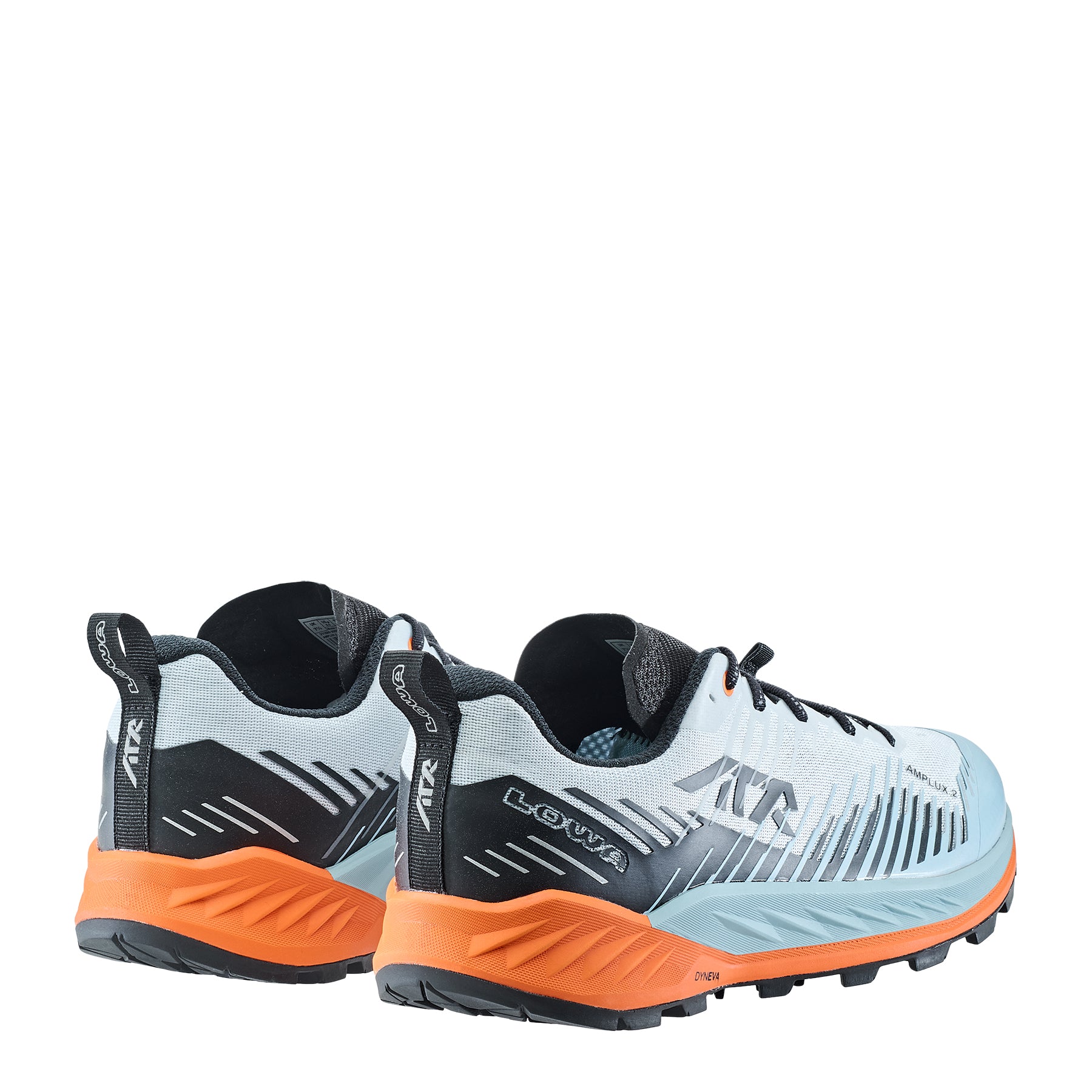 LOWA Amplux 2 men's trail running shoe Misty Blue/Orange