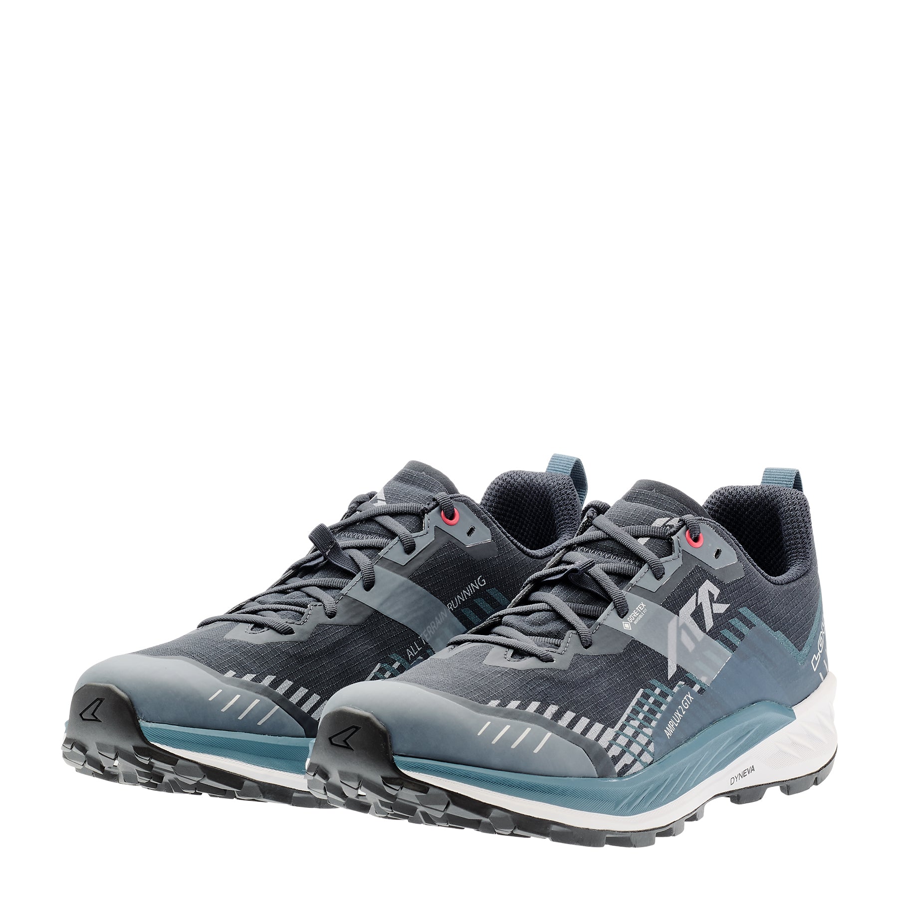 LOWA Amplux 2 GTX men's trail running shoe Navy/Grey