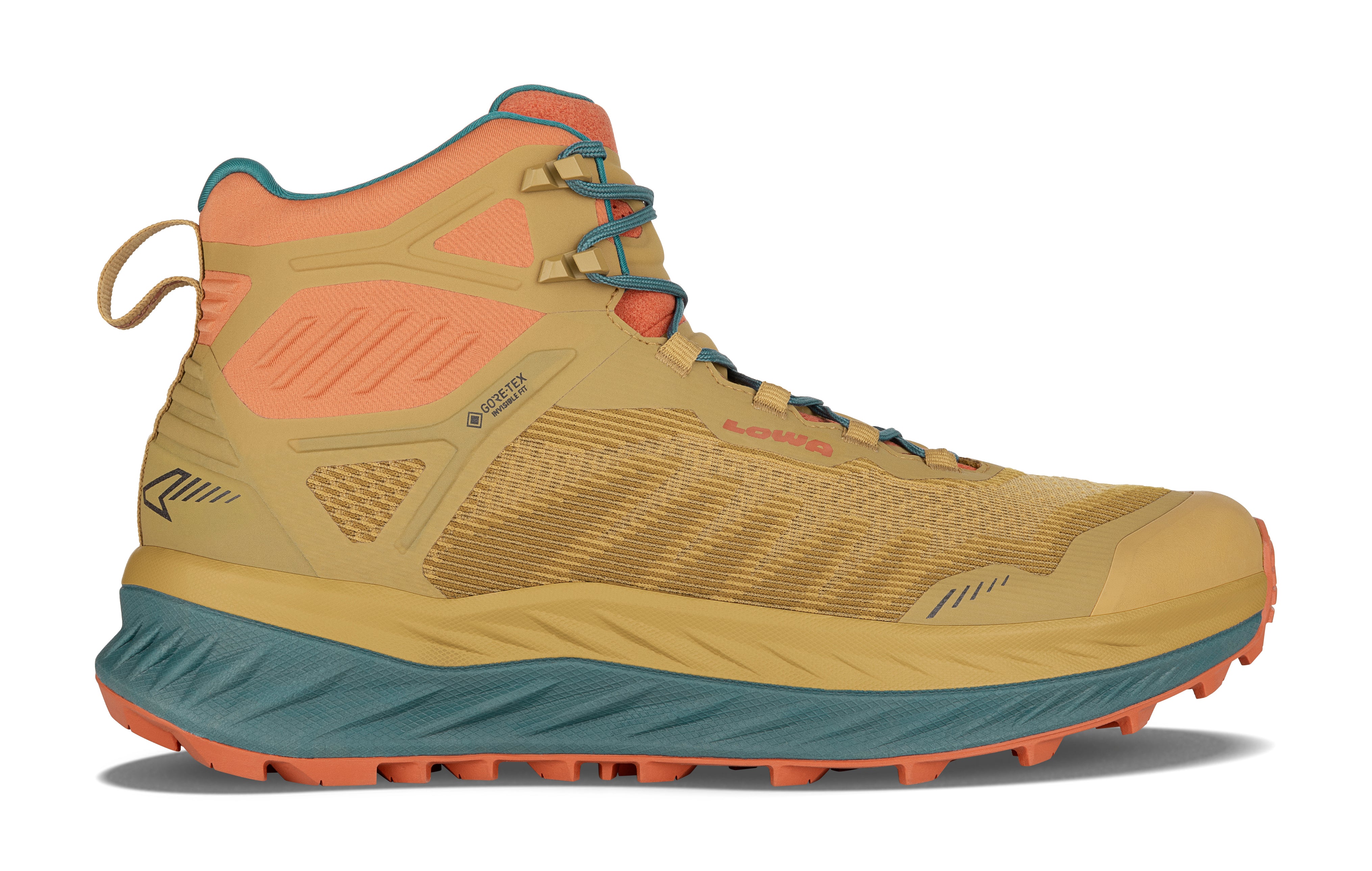 LOWA Fortux GTX QC men's trail running boot Mustard/Rust