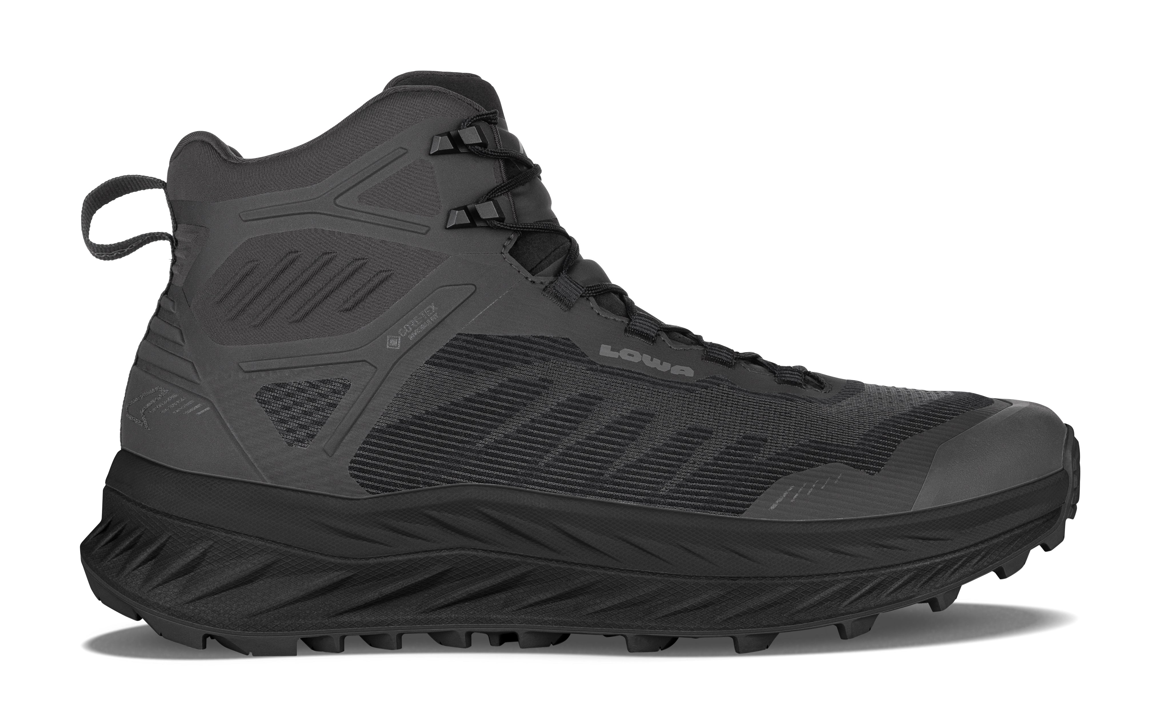 LOWA Fortux GTX QC men's trail running boot Black/Black