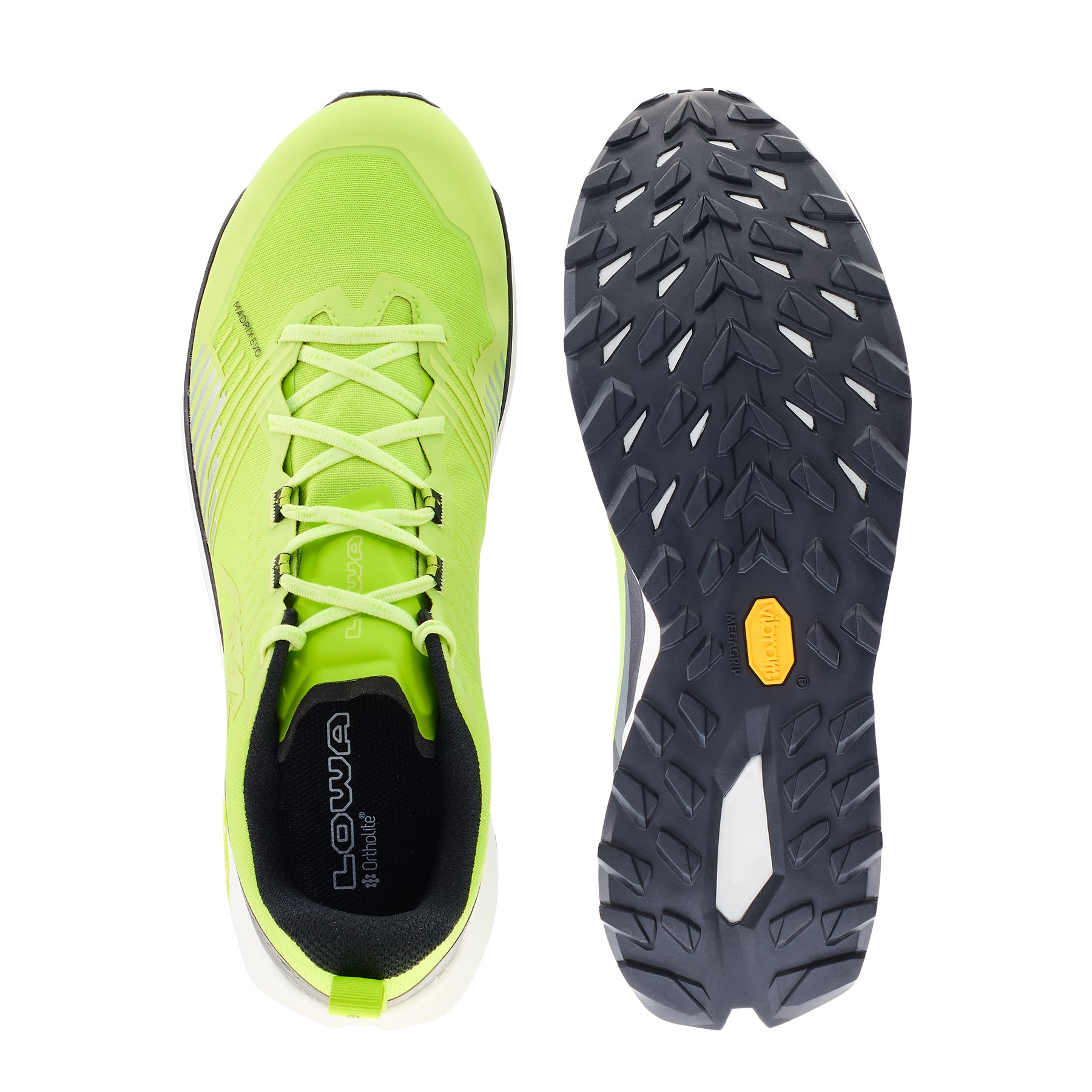 LOWA Madrix Evo men's trail running shoe Lime/Black