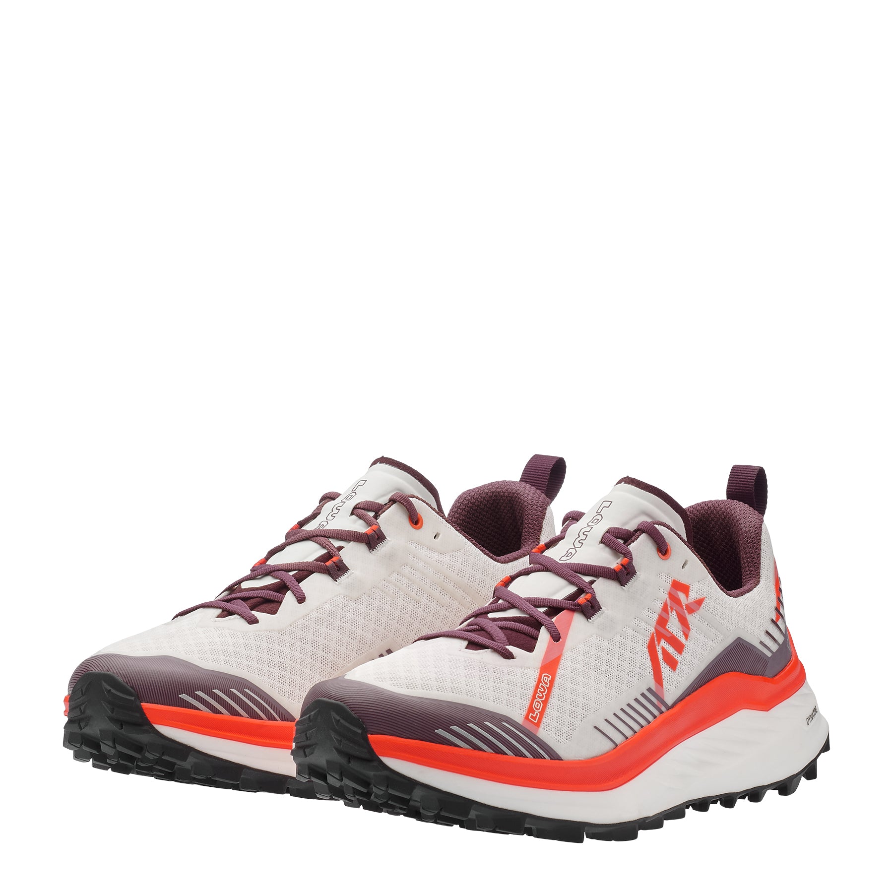 LOWA Skyterra men's trail running shoe Burgundy/Flame
