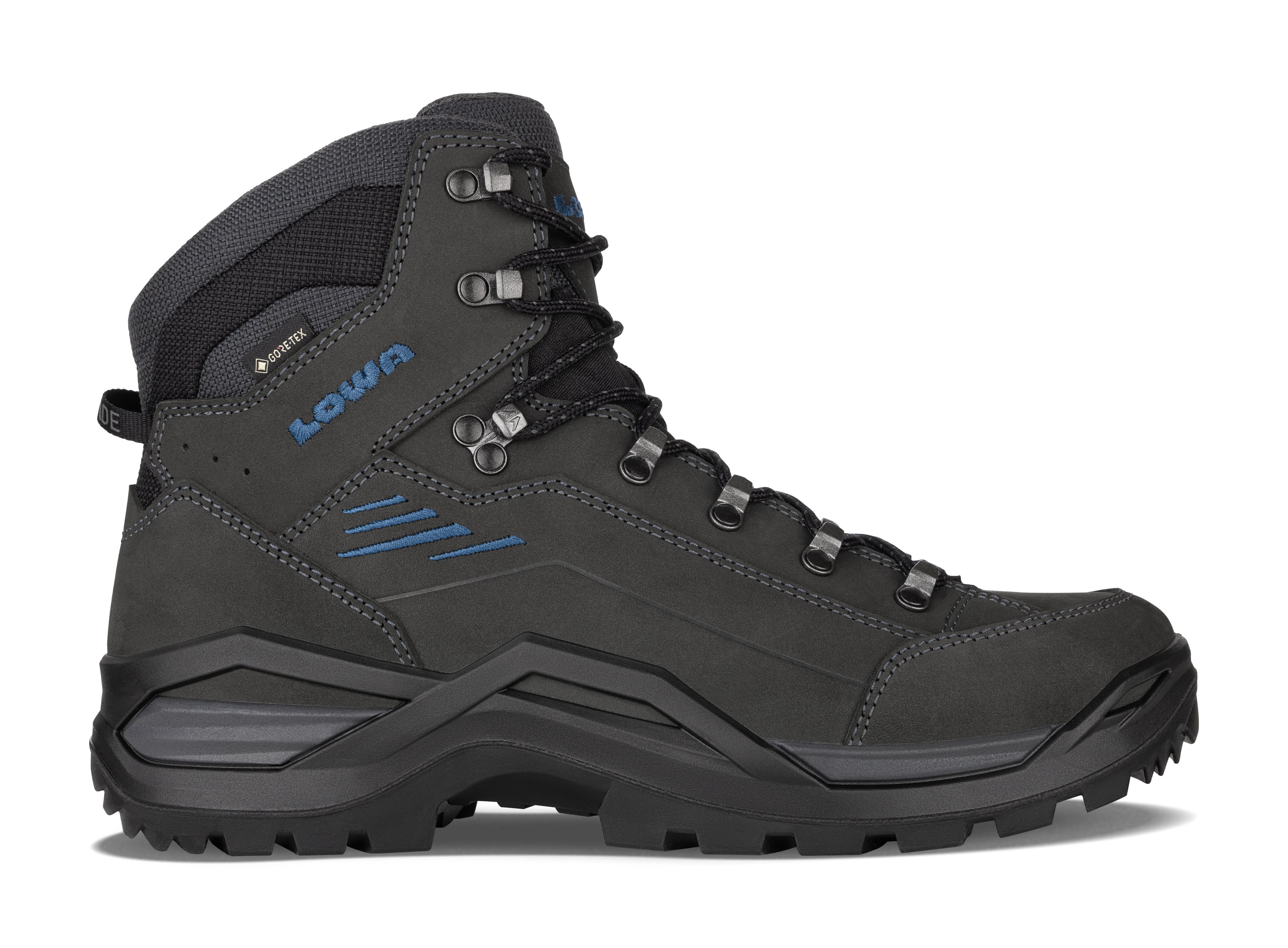 LOWA Renegade Evo GTX Mid men's walking boot Anthracite/Steel Blue