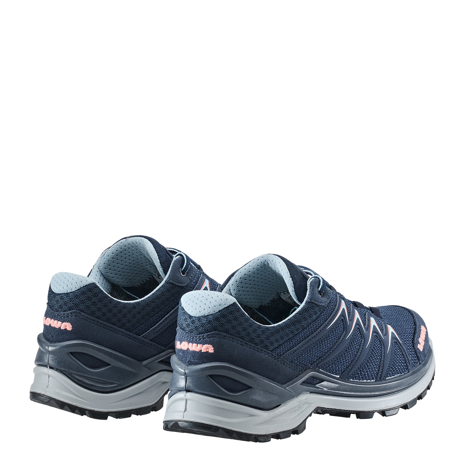 LOWA Innox Pro GTX LO Ws women's walking shoe Navy/Salmon