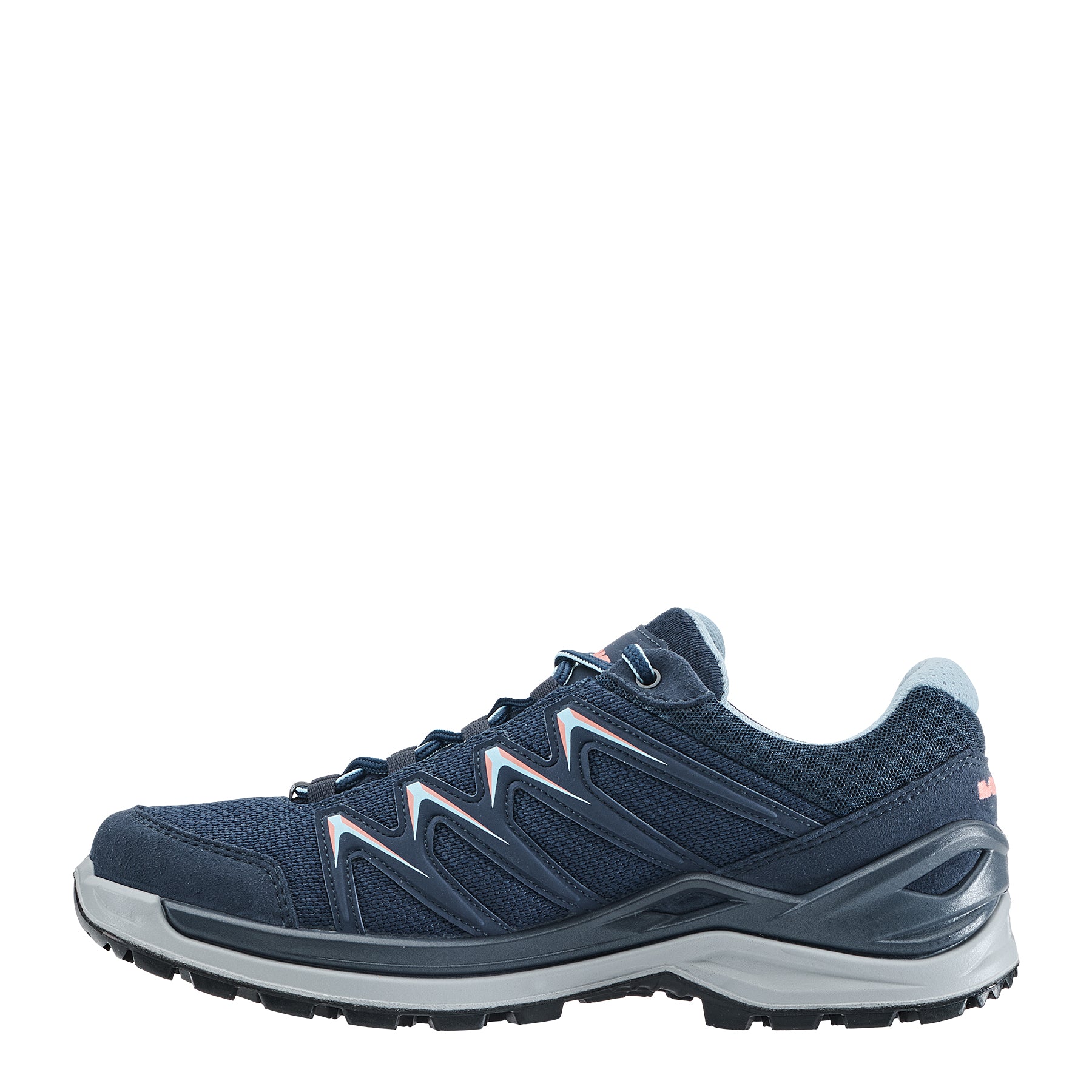 LOWA Innox Pro GTX LO Ws women's walking shoe Navy/Salmon