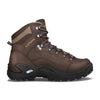 LOWA Renegade Leather Lined Mid Women's Walking Boot Brown