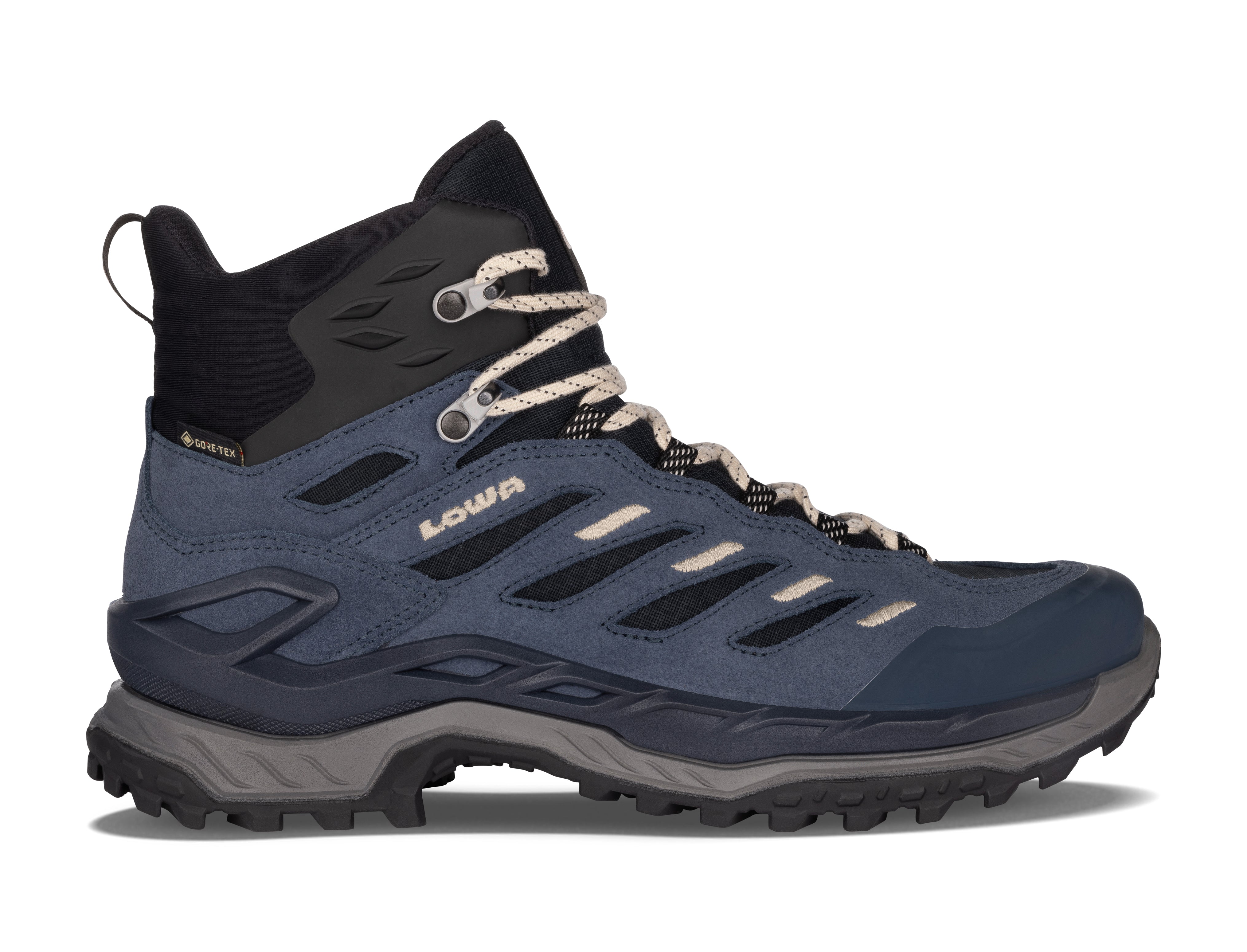 LOWA Innovo GTX Mid Ws women's walking boot Blue/Grey