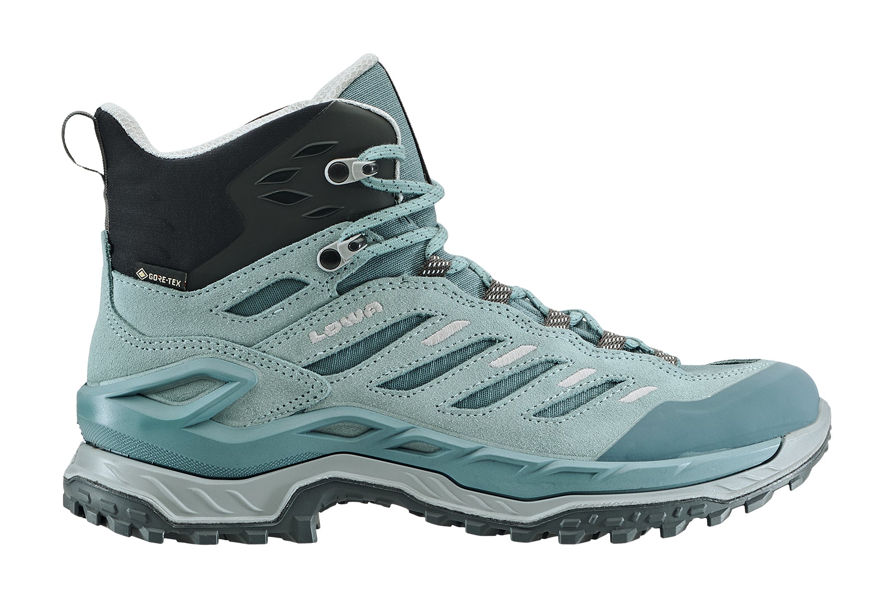 LOWA Innovo GTX Mid Ws women's walking boot Iceblue/Light Blue