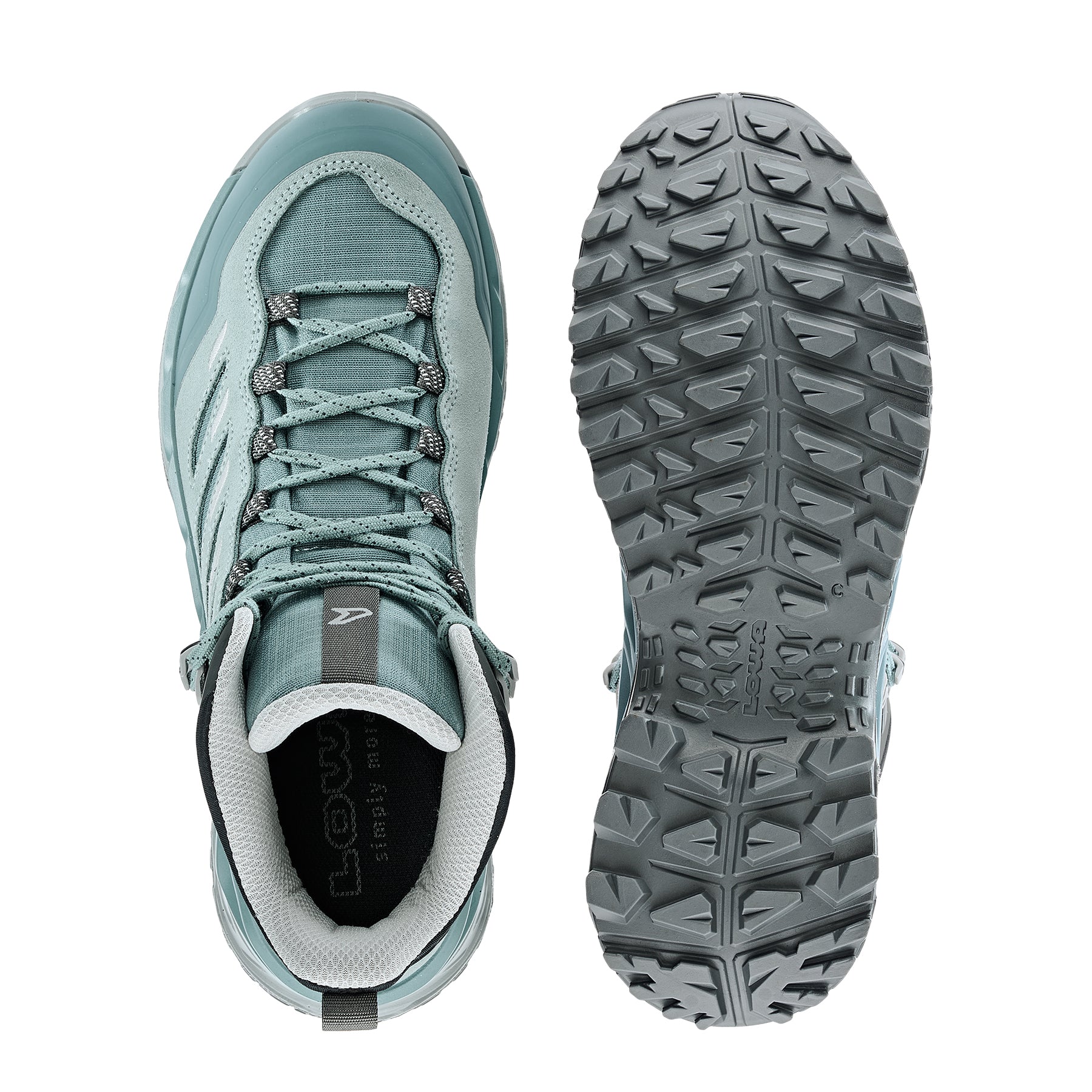 LOWA Innovo GTX Mid Ws women's walking boot Iceblue/Light Blue