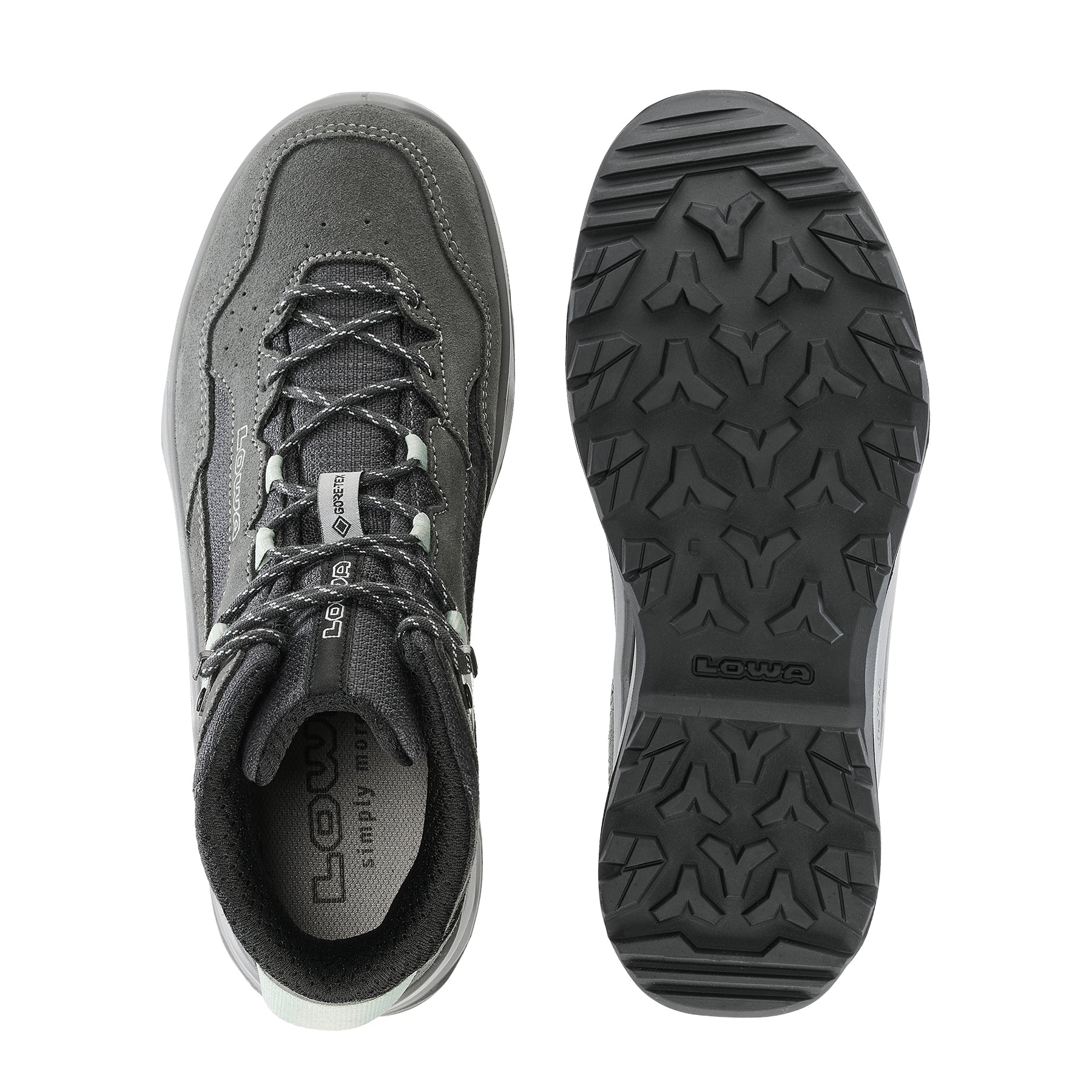 LOWA Ventierra GTX QC Ws women's walking boot Grey/Smoke Green