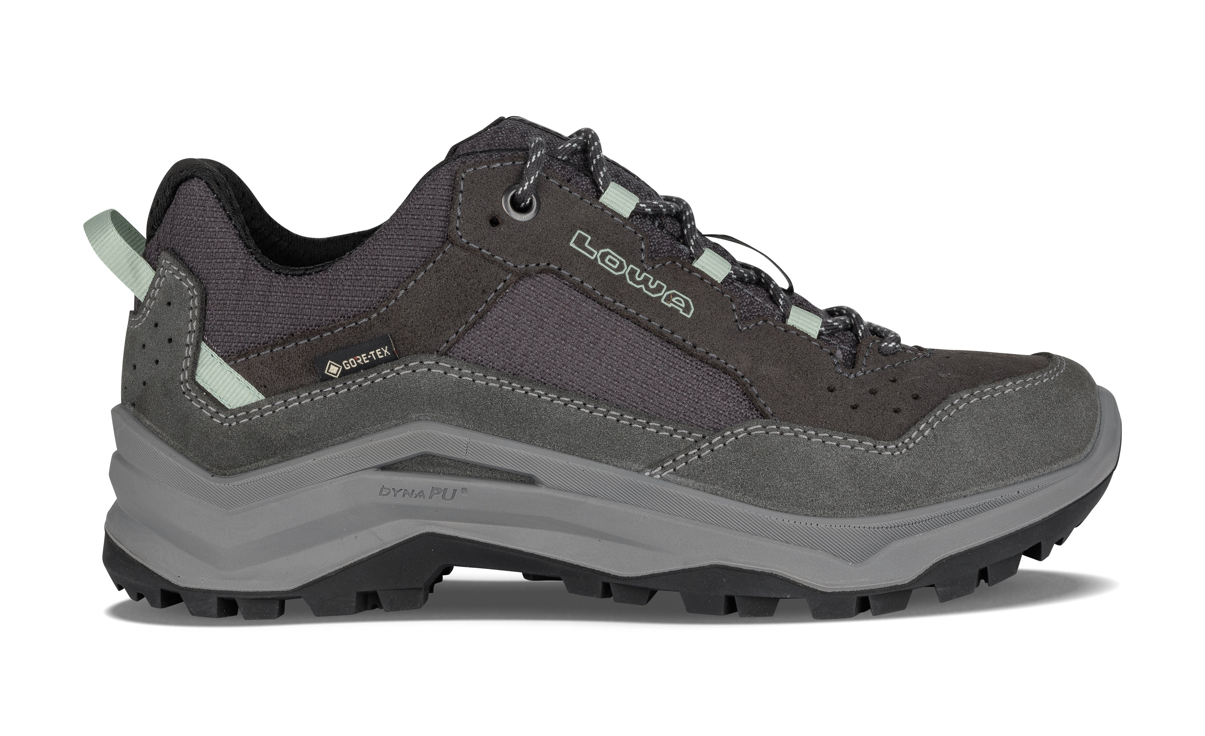 LOWA Ventierra GTX Lo Ws women's walking shoe Grey/Smoke Green