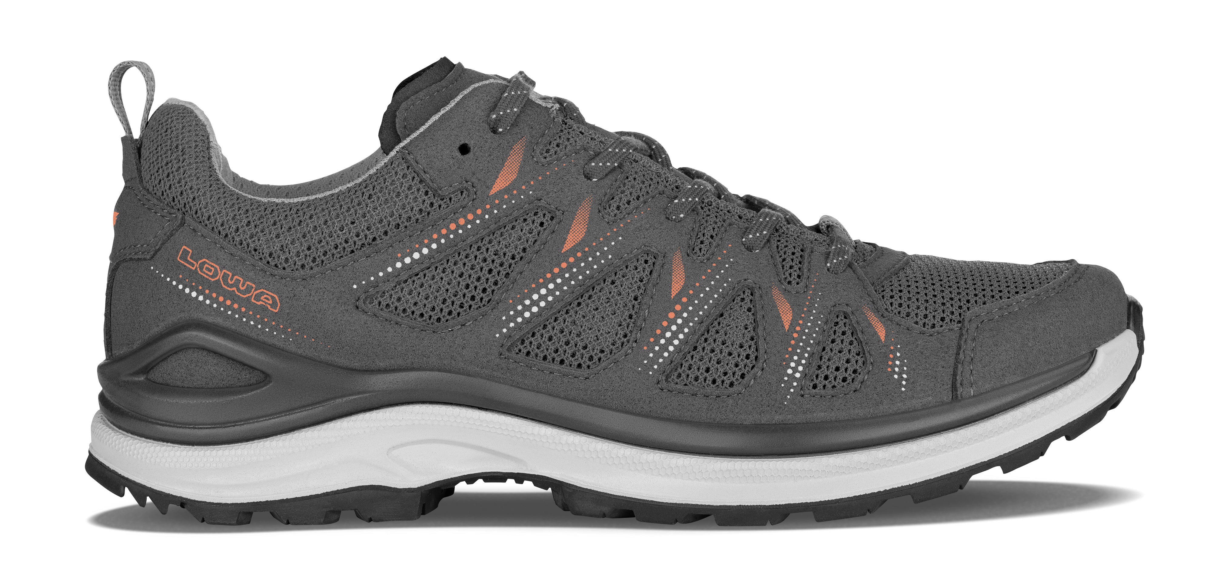 LOWA Innox Evo II Lo Ws women's walking shoe Asphalt/Salmon