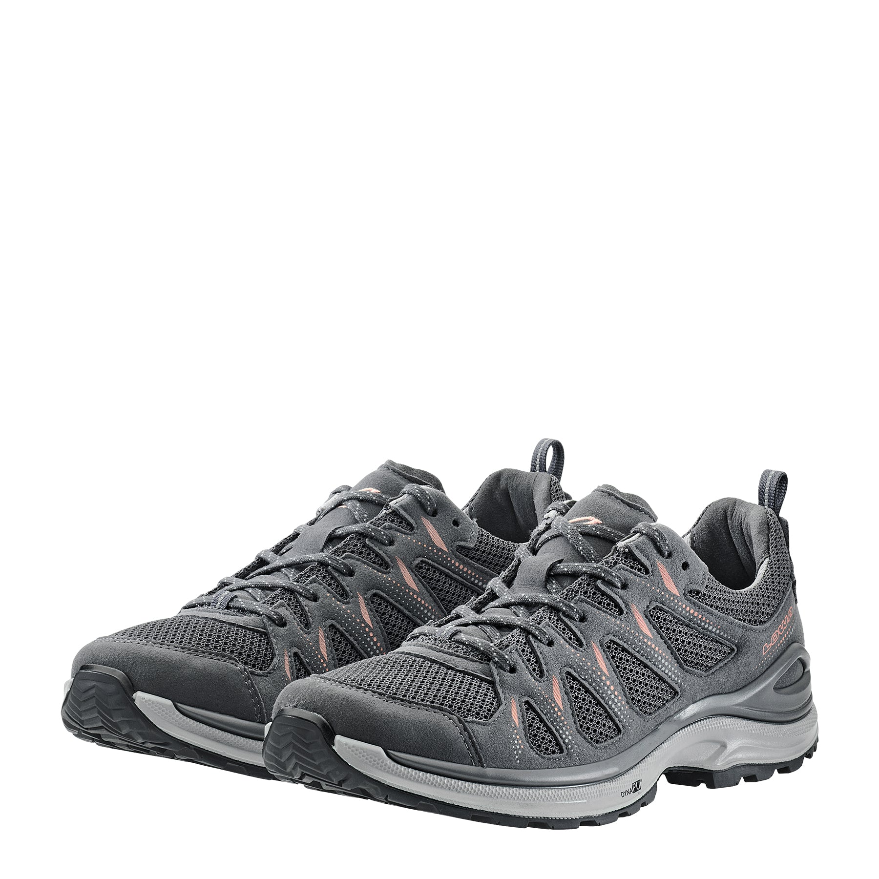 LOWA Innox Evo II Lo Ws women's walking shoe Asphalt/Salmon