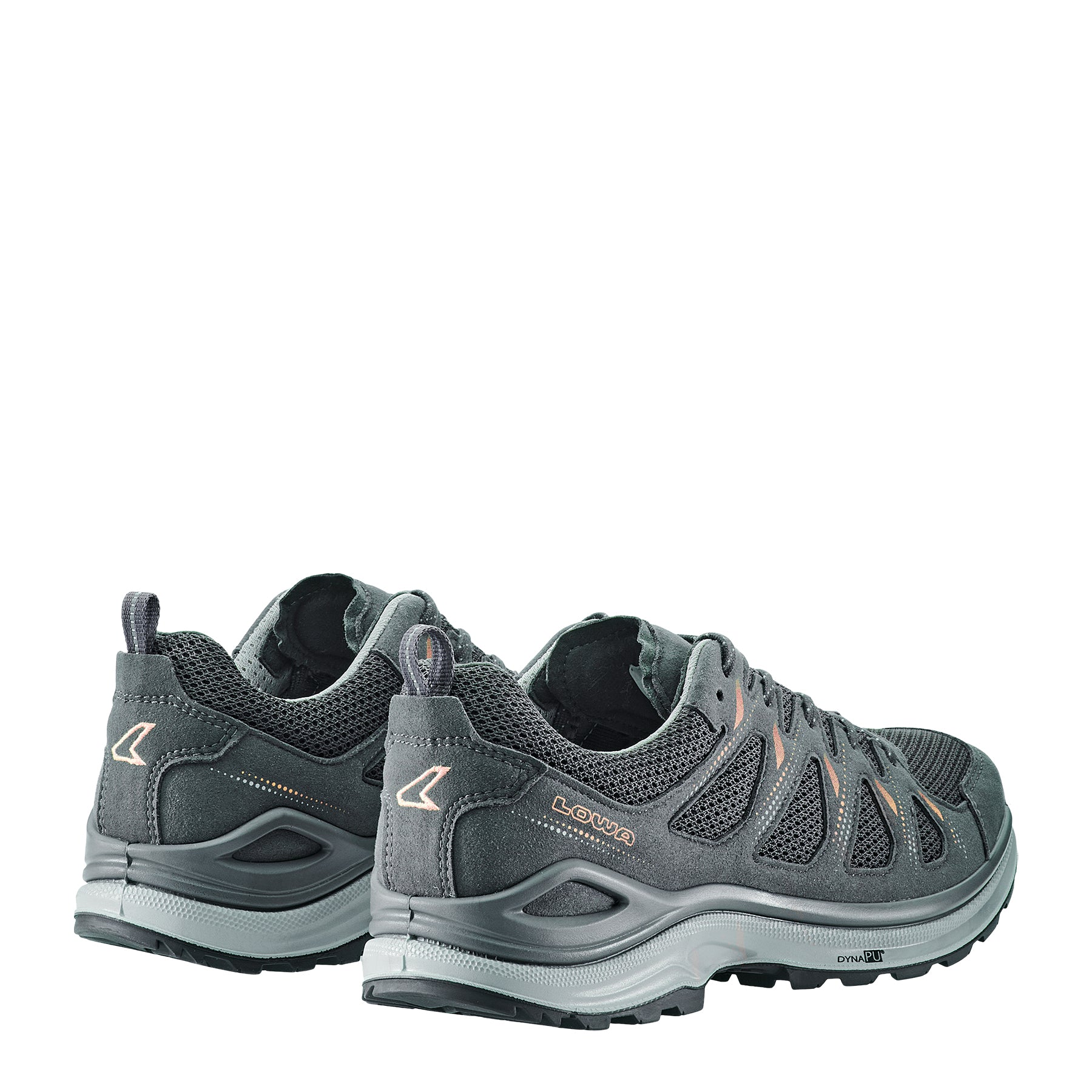LOWA Innox Evo II Lo Ws women's walking shoe Asphalt/Salmon