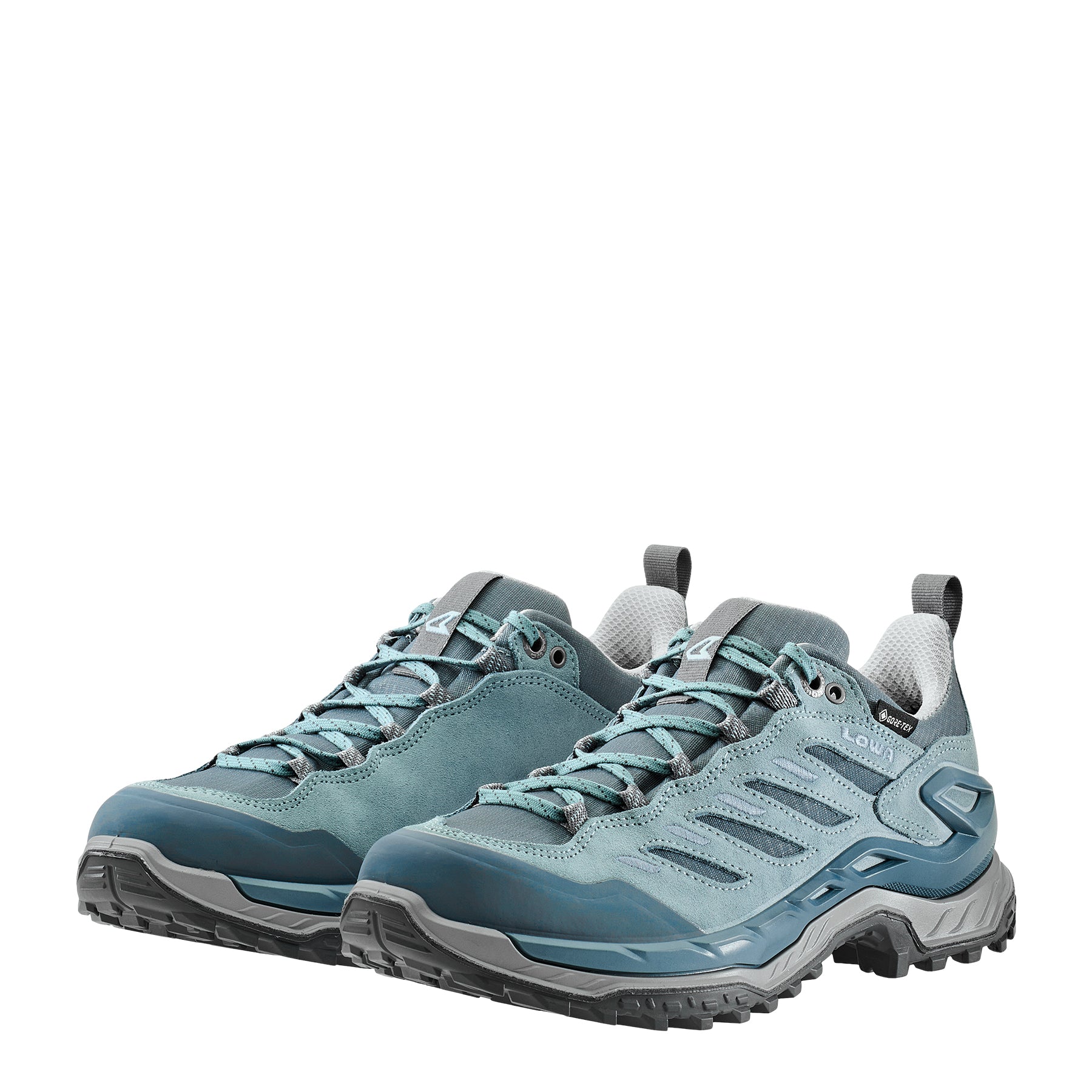 LOWA Innovo GTX Lo Ws women's walking shoe Smoke Blue/White