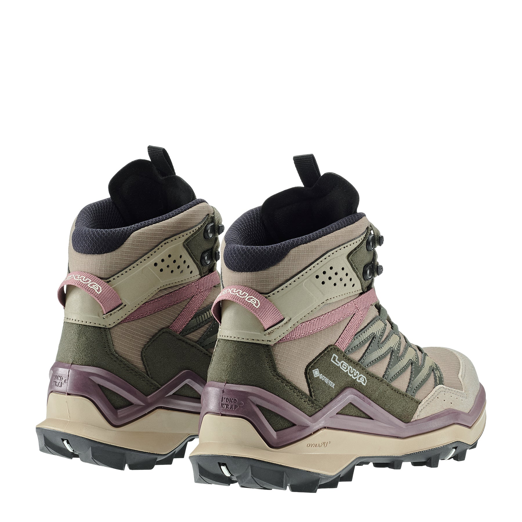 LOWA Maddox Pro GTX Mid Ws women's walking boot Desert/Old Rose