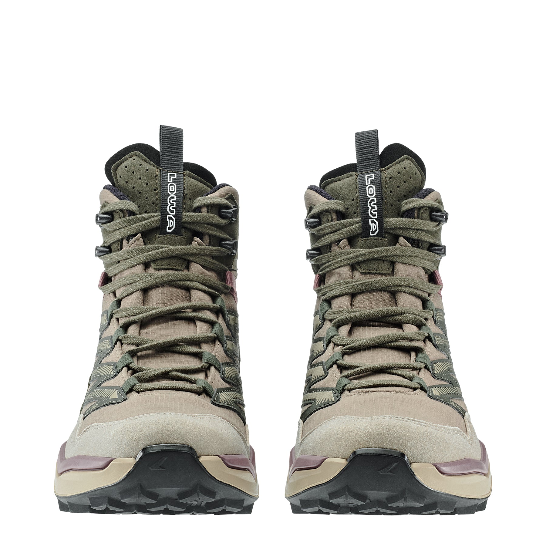 LOWA Maddox Pro GTX Mid Ws women's walking boot Desert/Old Rose