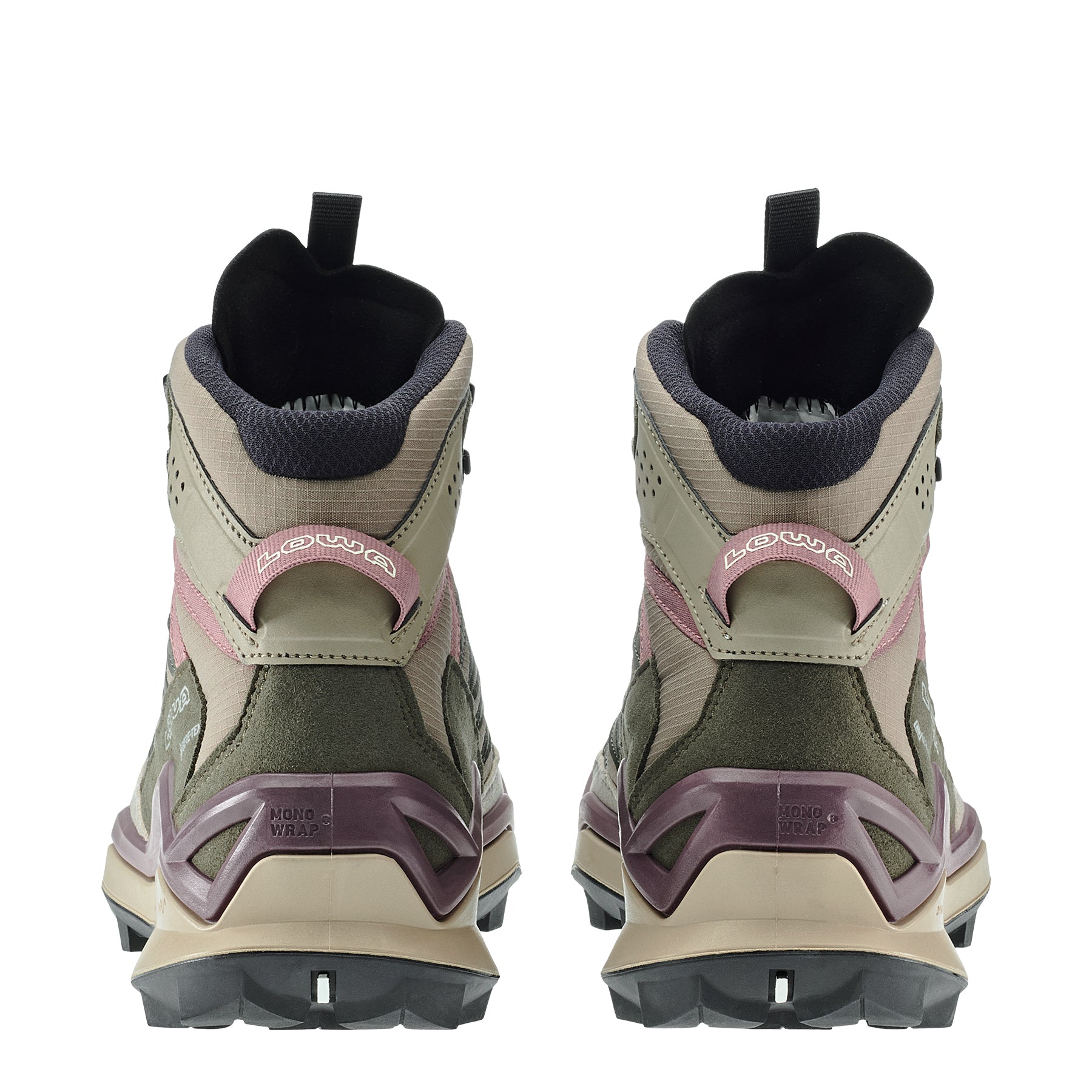 LOWA Maddox Pro GTX Mid Ws women's walking boot Desert/Old Rose