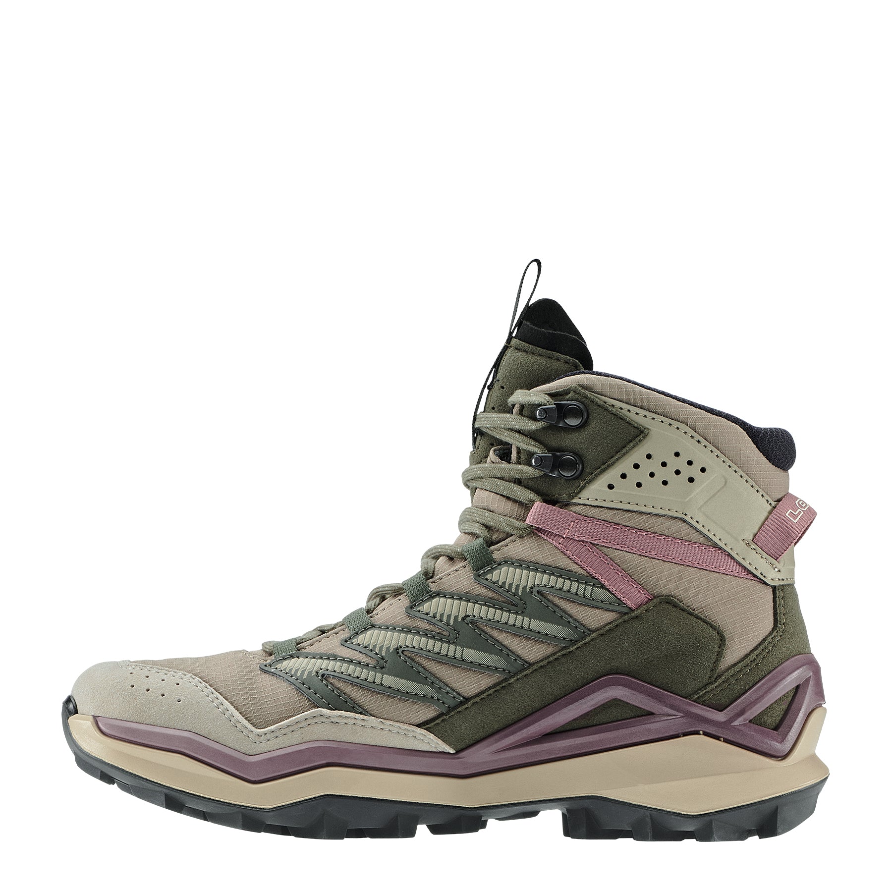 LOWA Maddox Pro GTX Mid Ws women's walking boot Desert/Old Rose