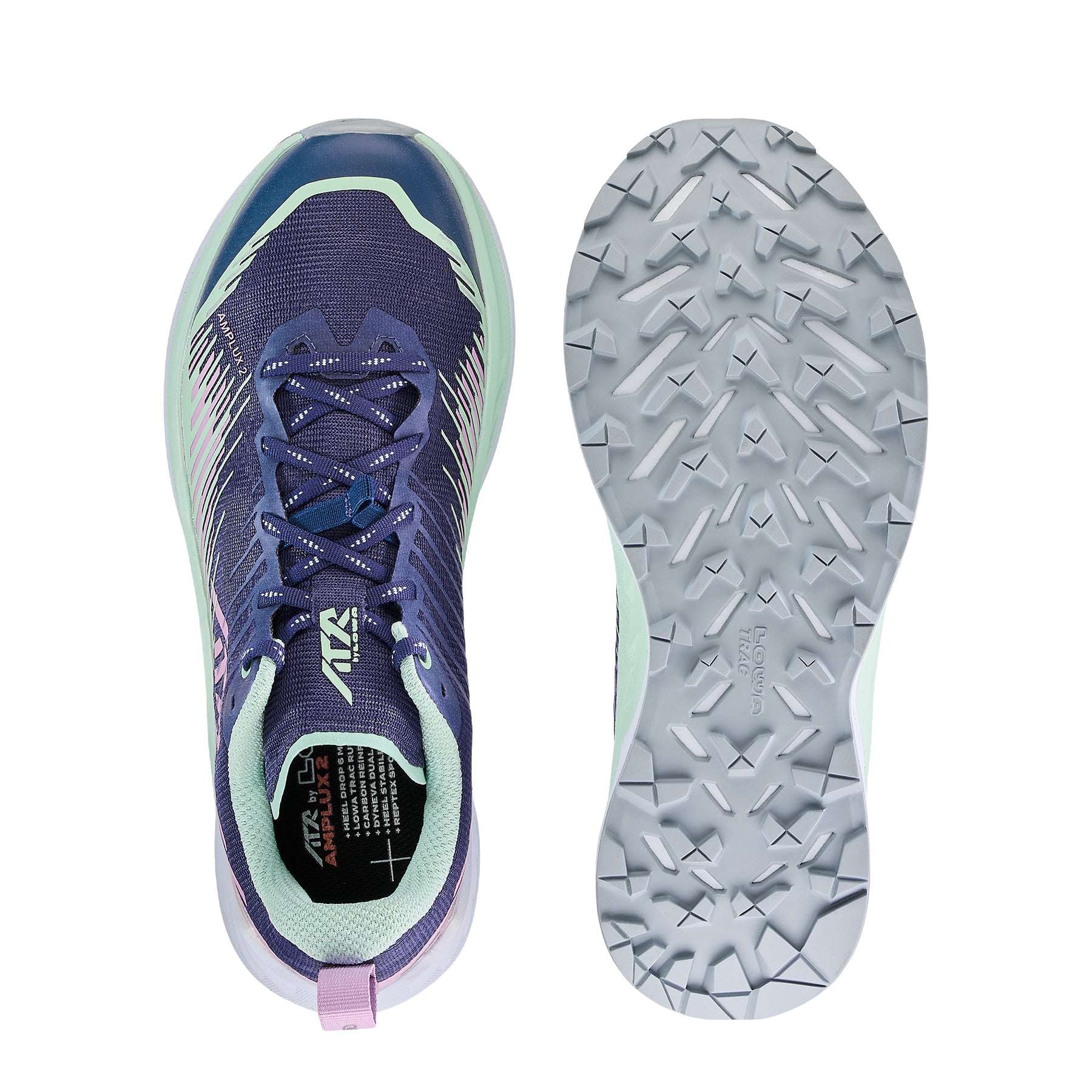 LOWA Amplux 2 Ws women's trail running shoe Plum/Heather