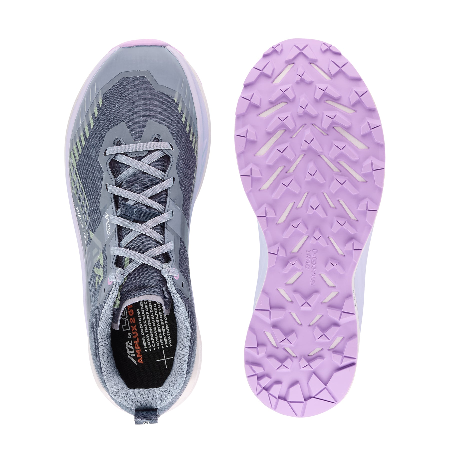 LOWA Amplux 2 GTX Ws women's trail running shoe Lilac/Plum