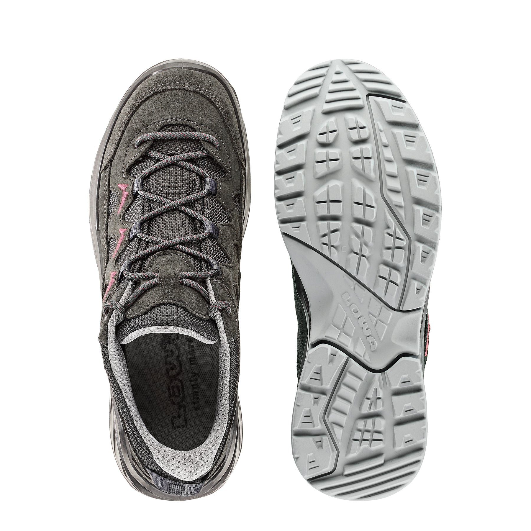 LOWA Sirkos Evo GTX LO Ws women's walking shoe Anthracite/Berry