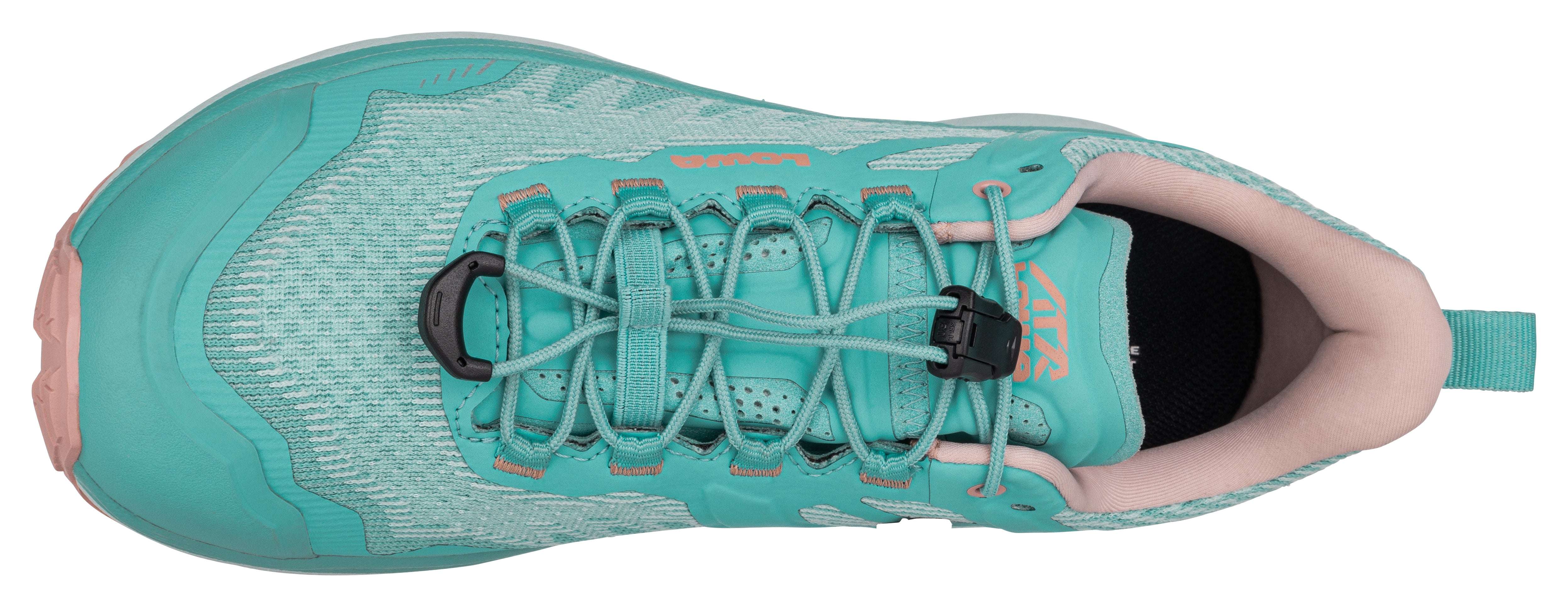 LOWA Fortux GTX women's trail running shoe Arctic/Rose