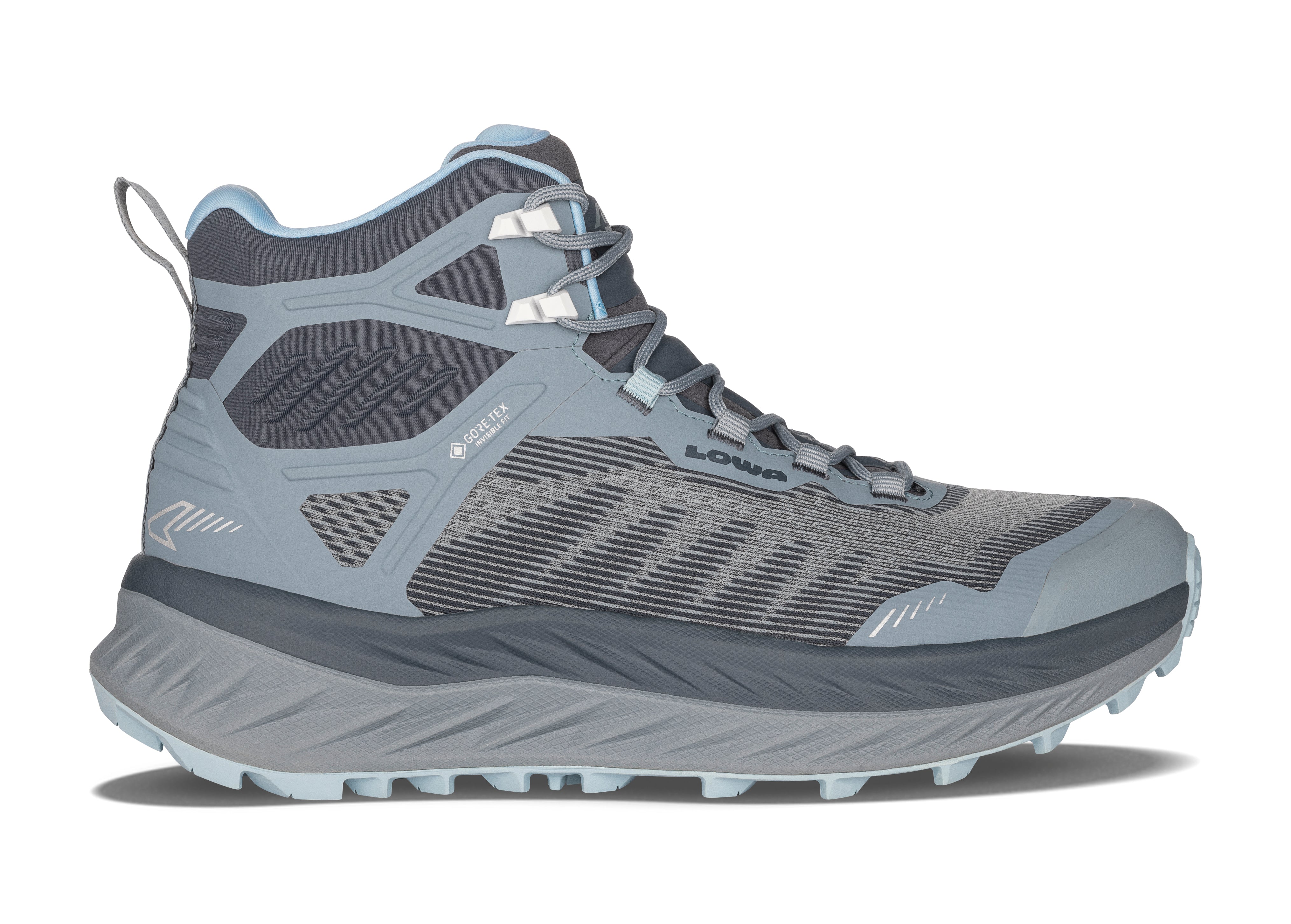 LOWA Fortux GTX QC women's trail running boot Smoke Blue/Slateblue